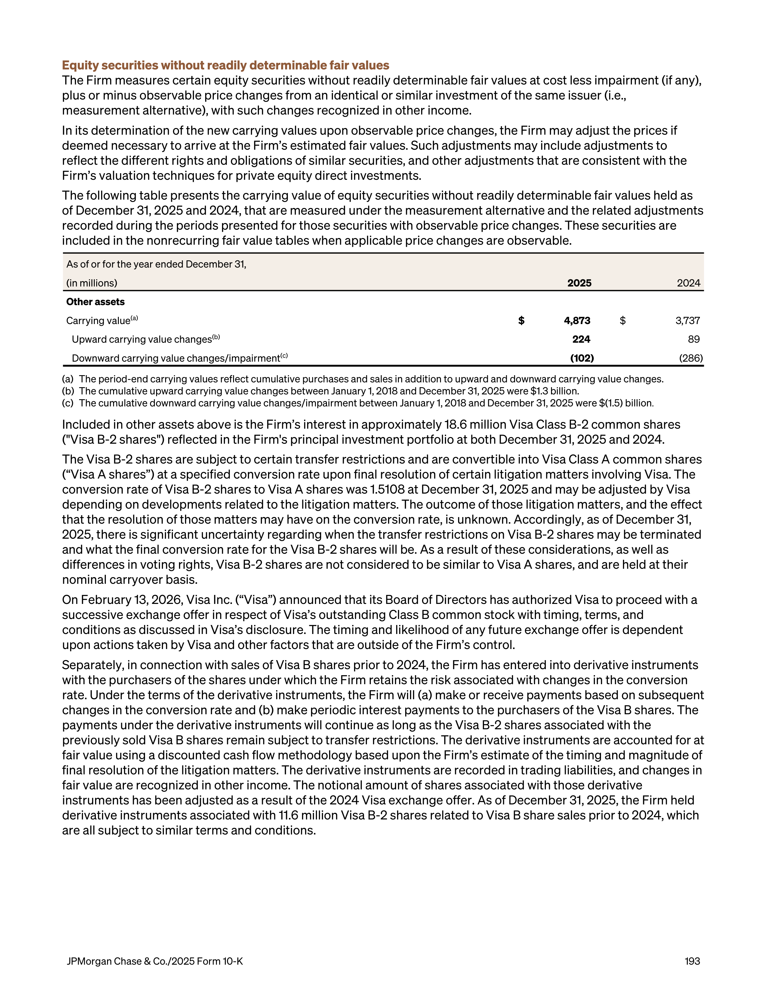 JPMorgan Chase Annual Report — page 225