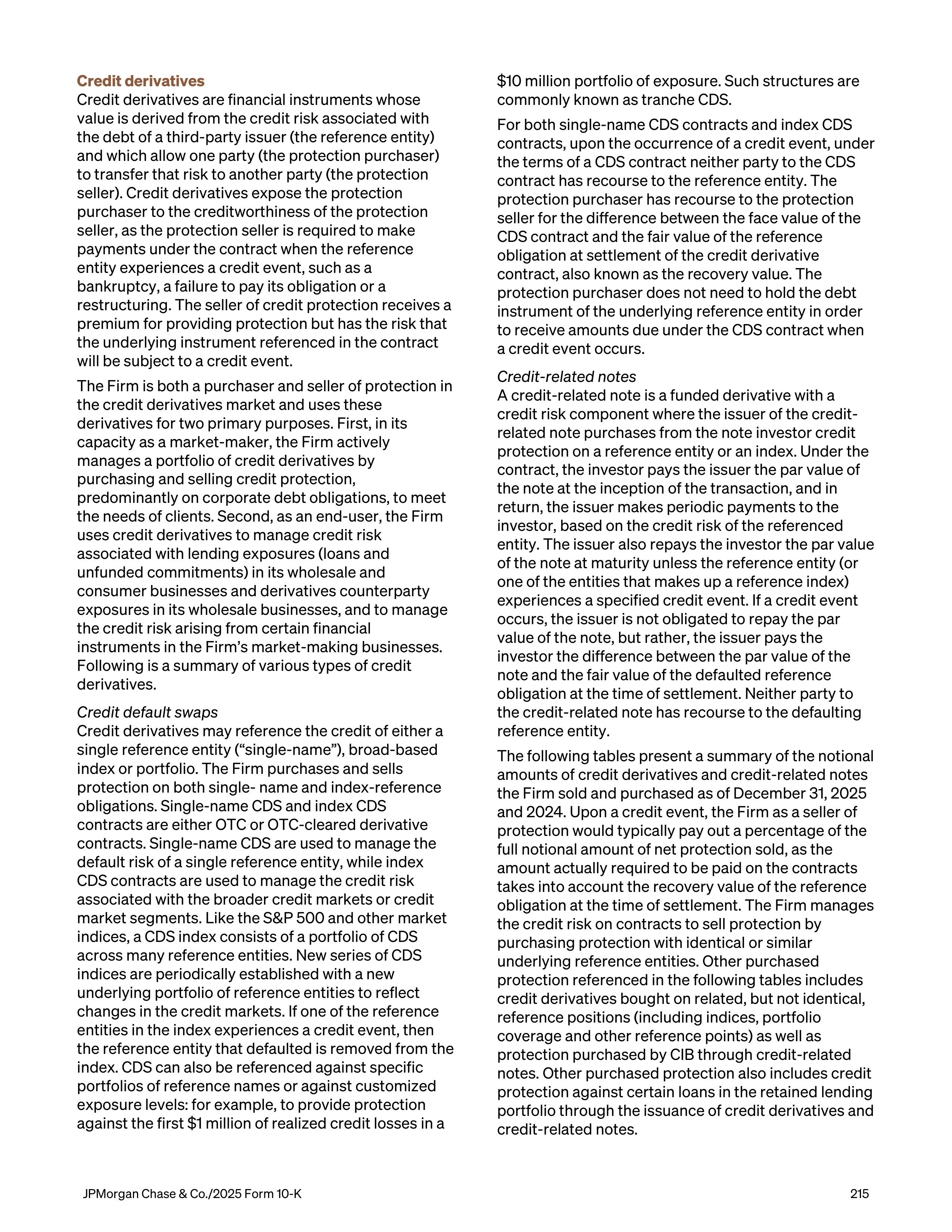 JPMorgan Chase Annual Report — page 247