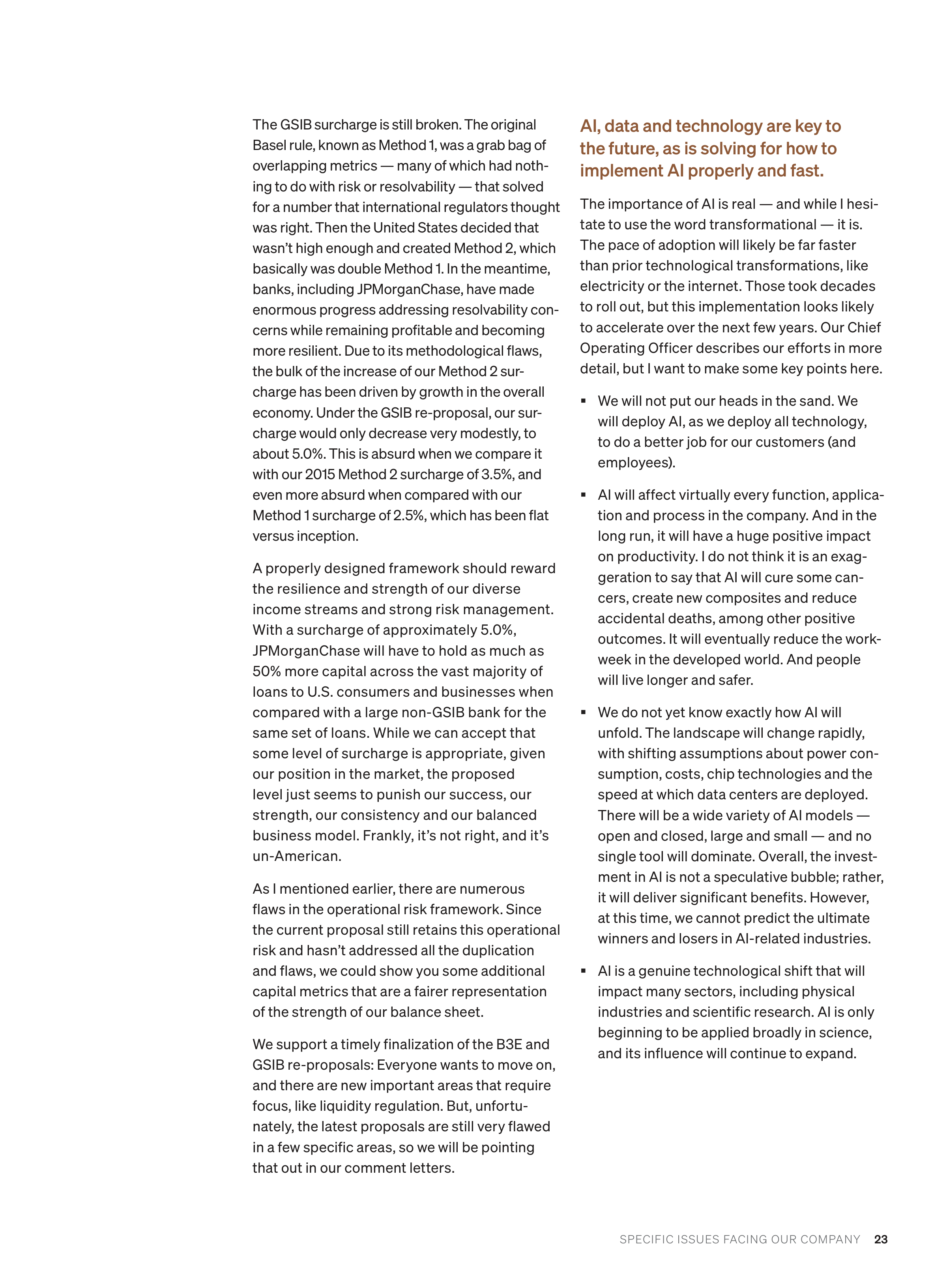 JPMorgan Chase Annual Report — page 25