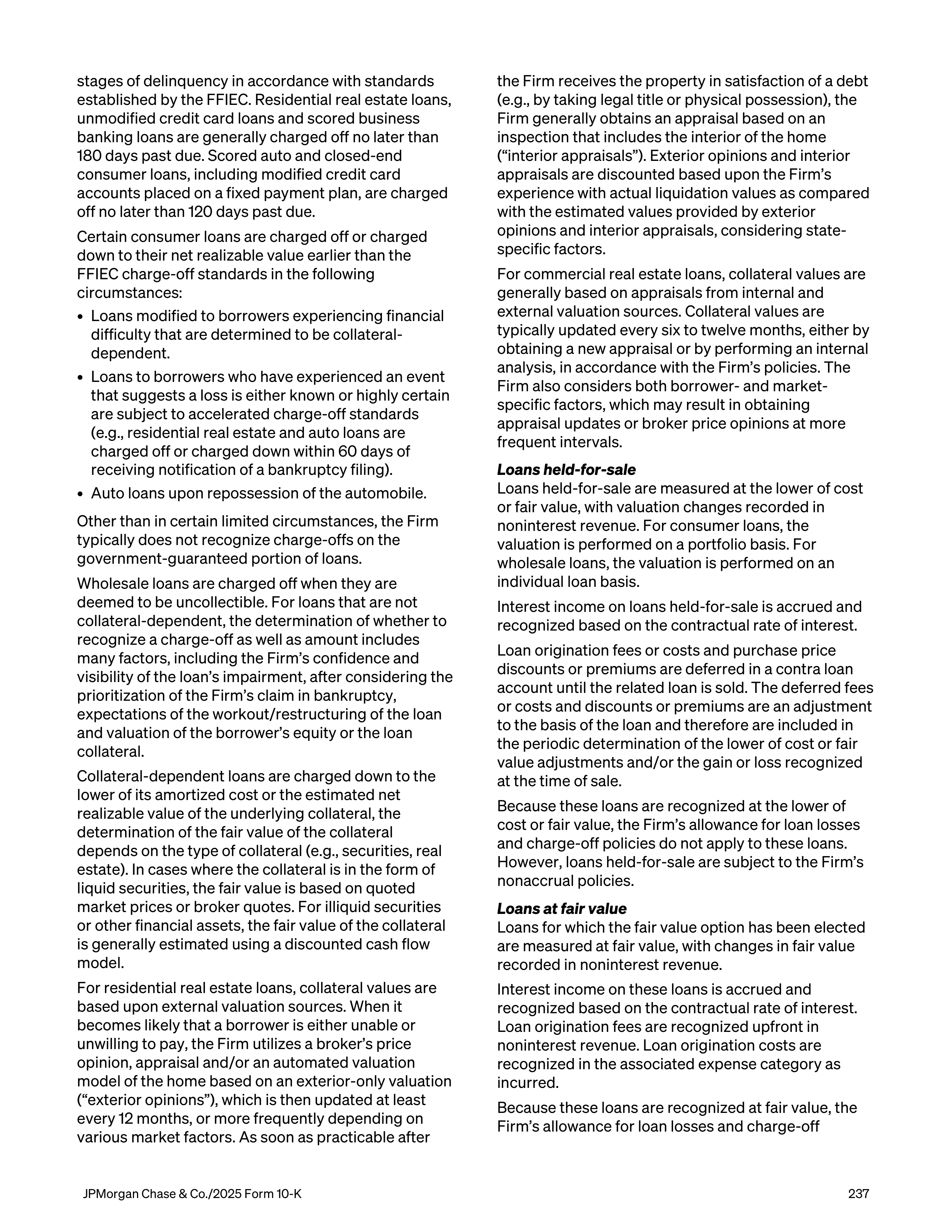 JPMorgan Chase Annual Report — page 269