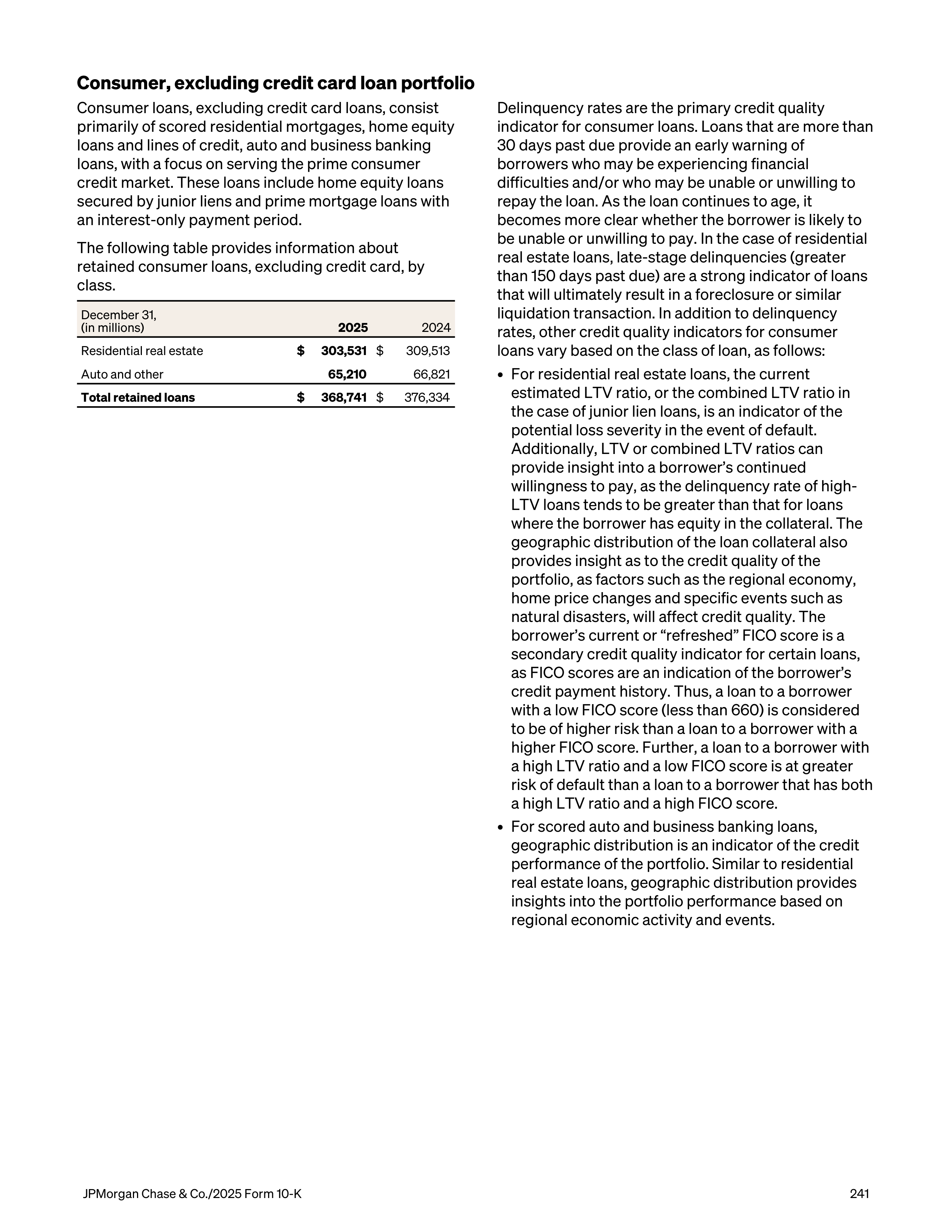 JPMorgan Chase Annual Report — page 273