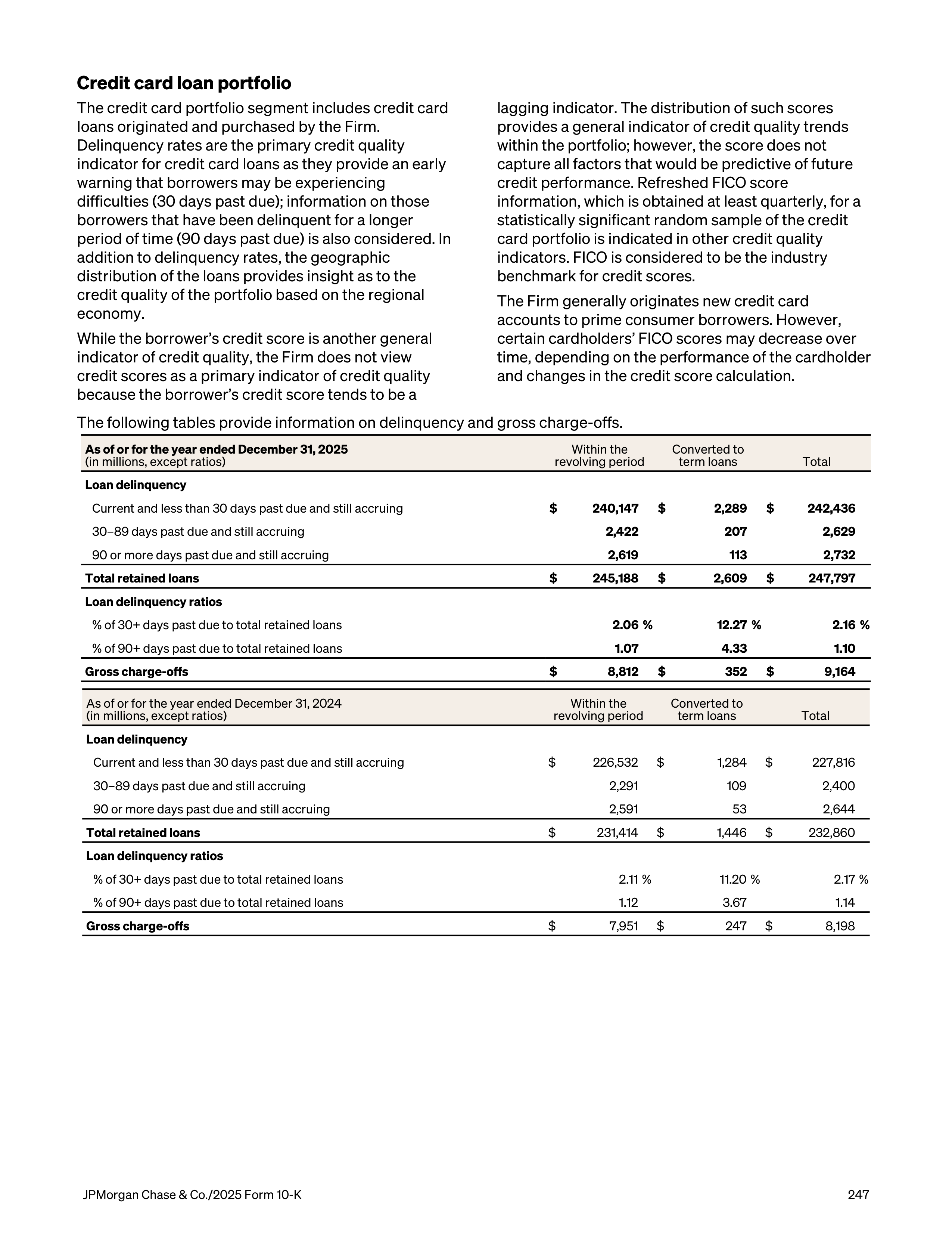 JPMorgan Chase Annual Report — page 279