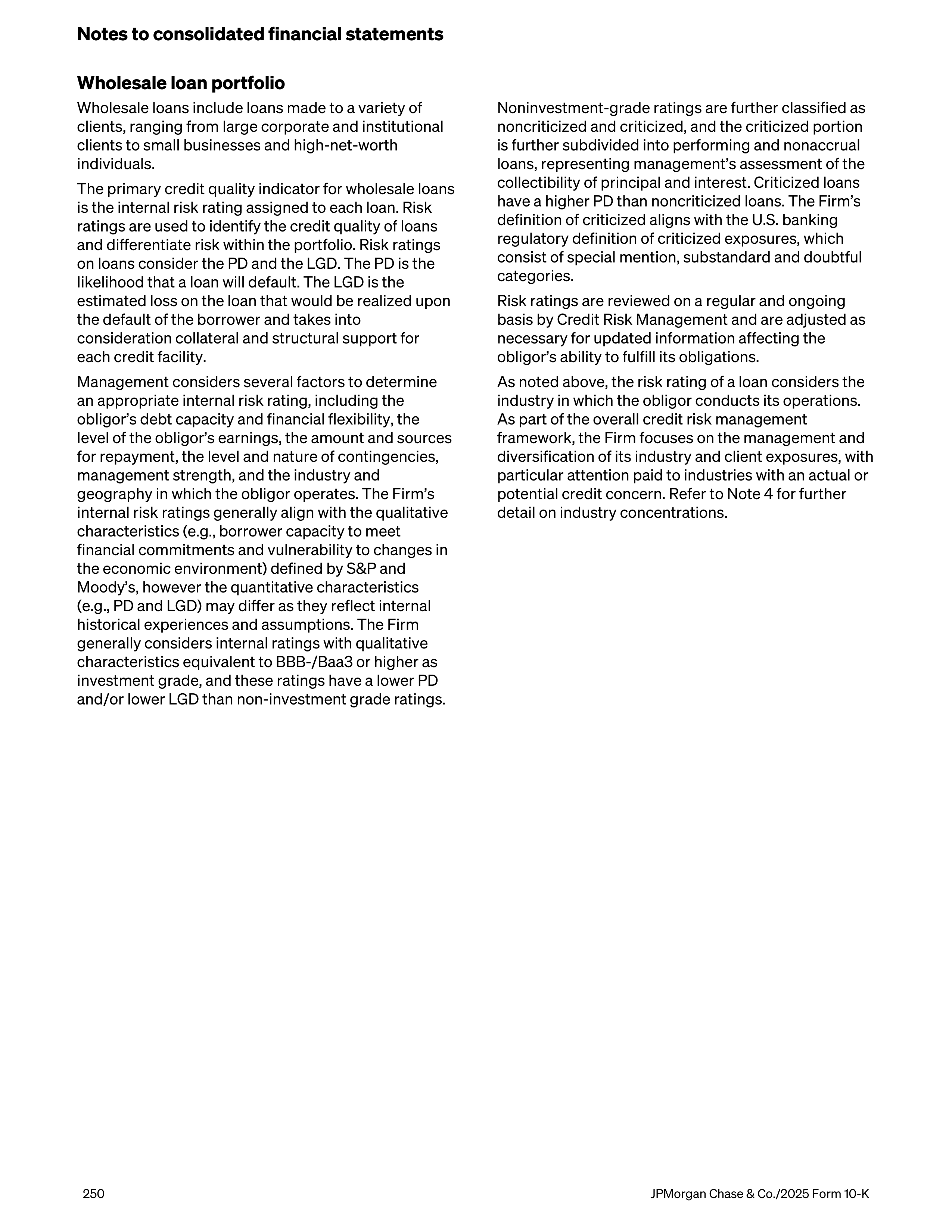 JPMorgan Chase Annual Report — page 282