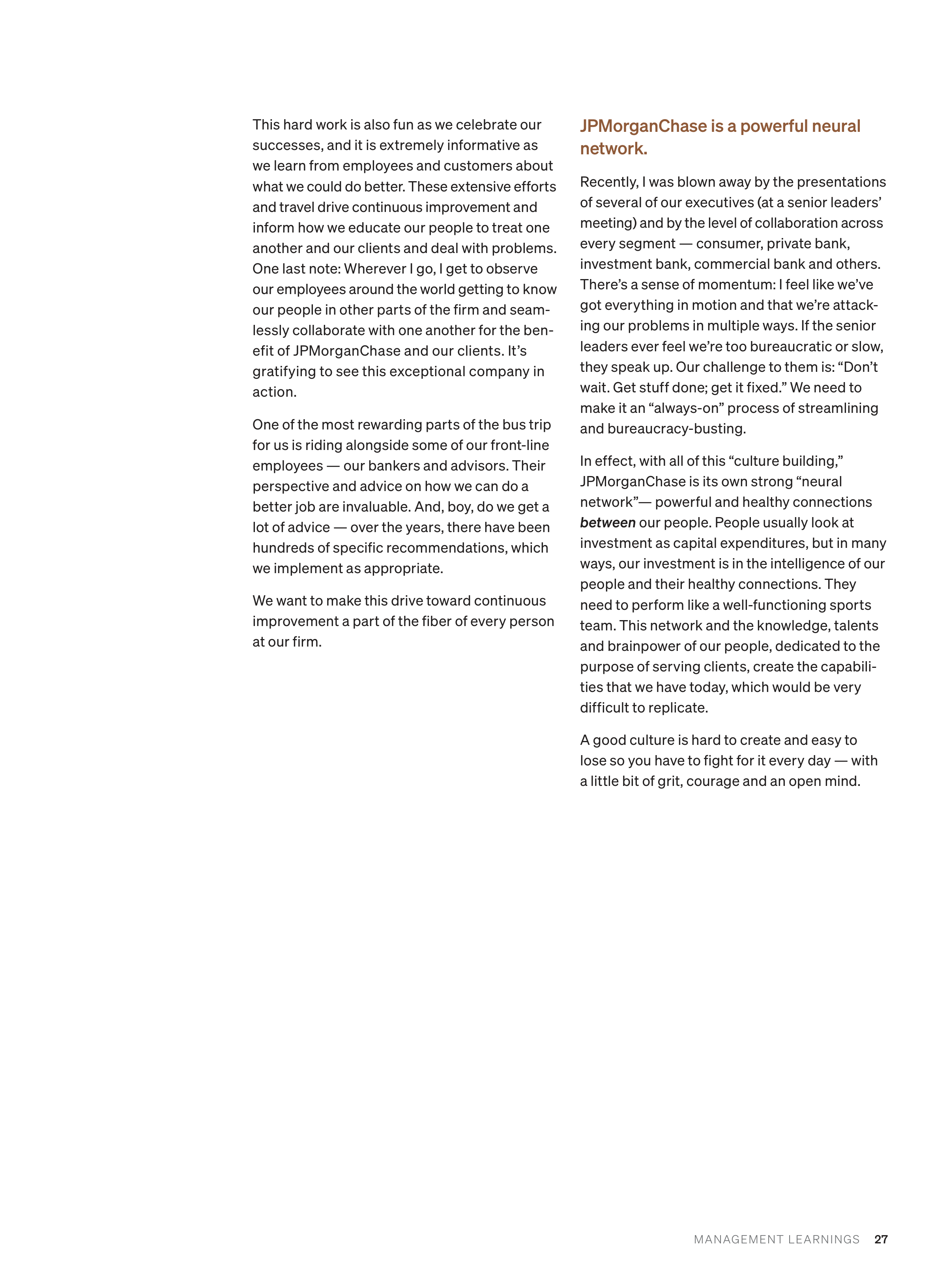JPMorgan Chase Annual Report — page 29