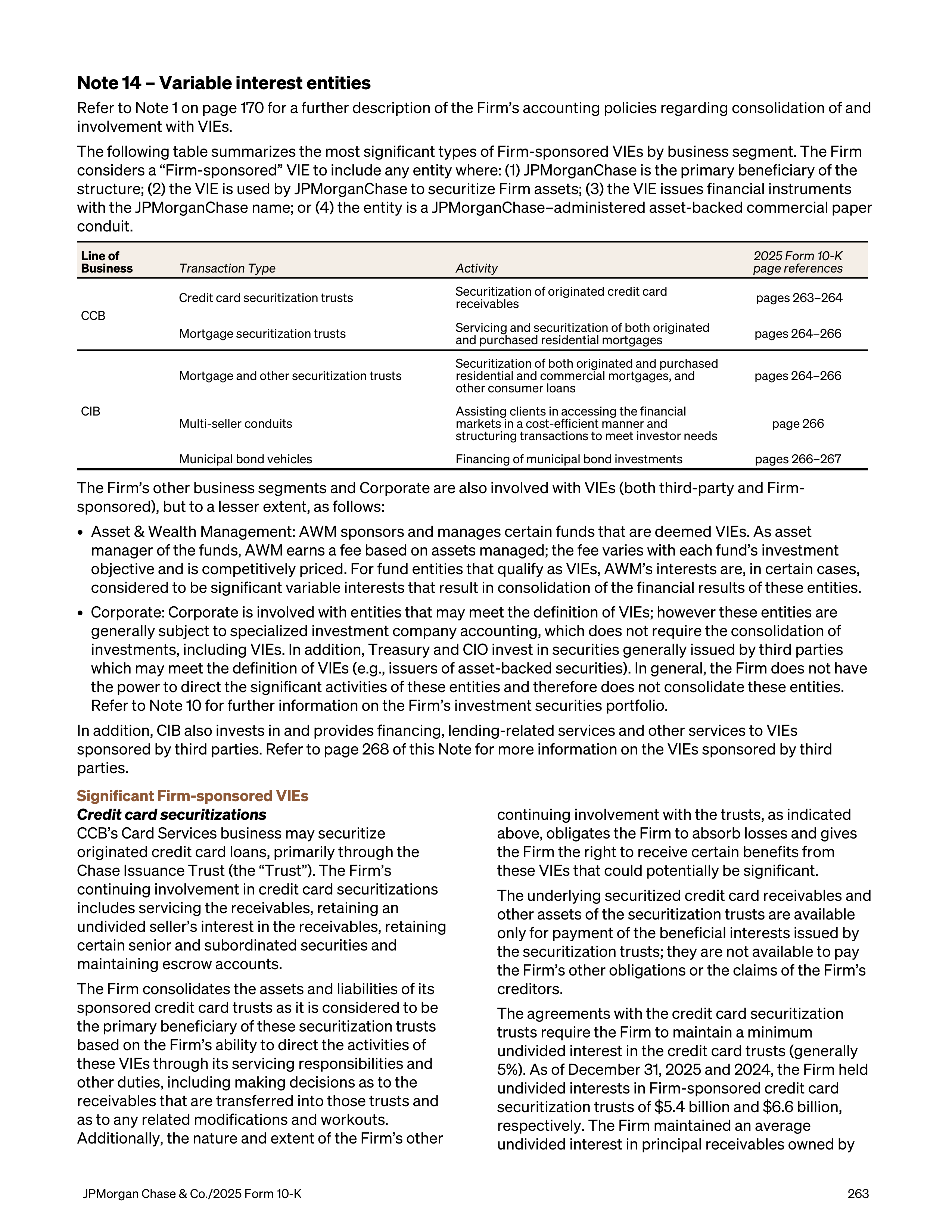 JPMorgan Chase Annual Report — page 295