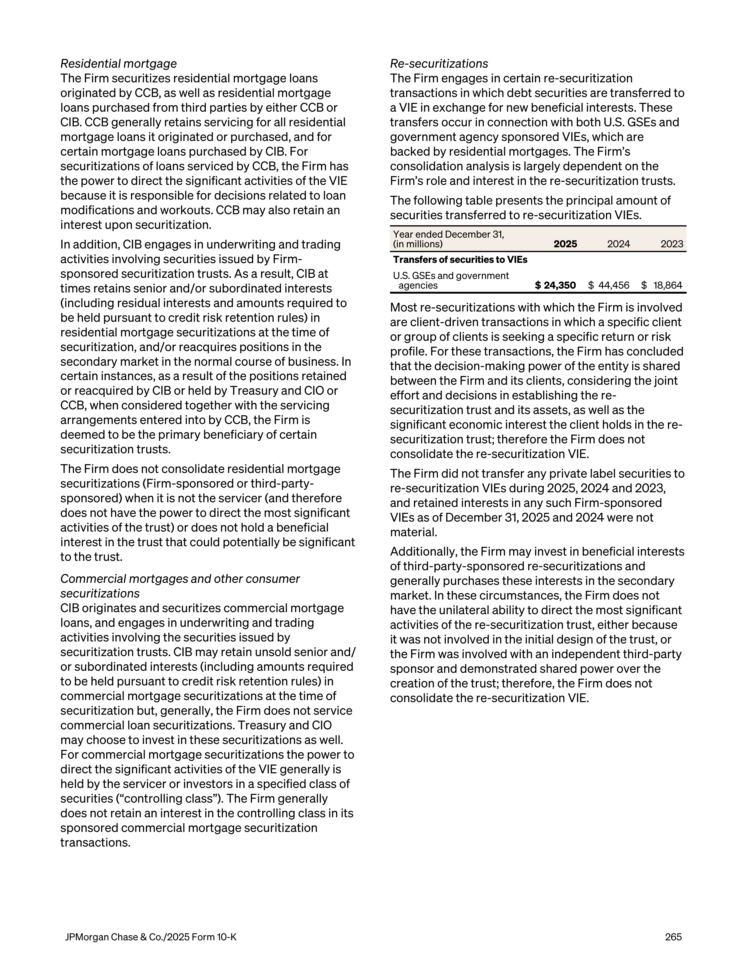 JPMorgan Chase Annual Report — page 297