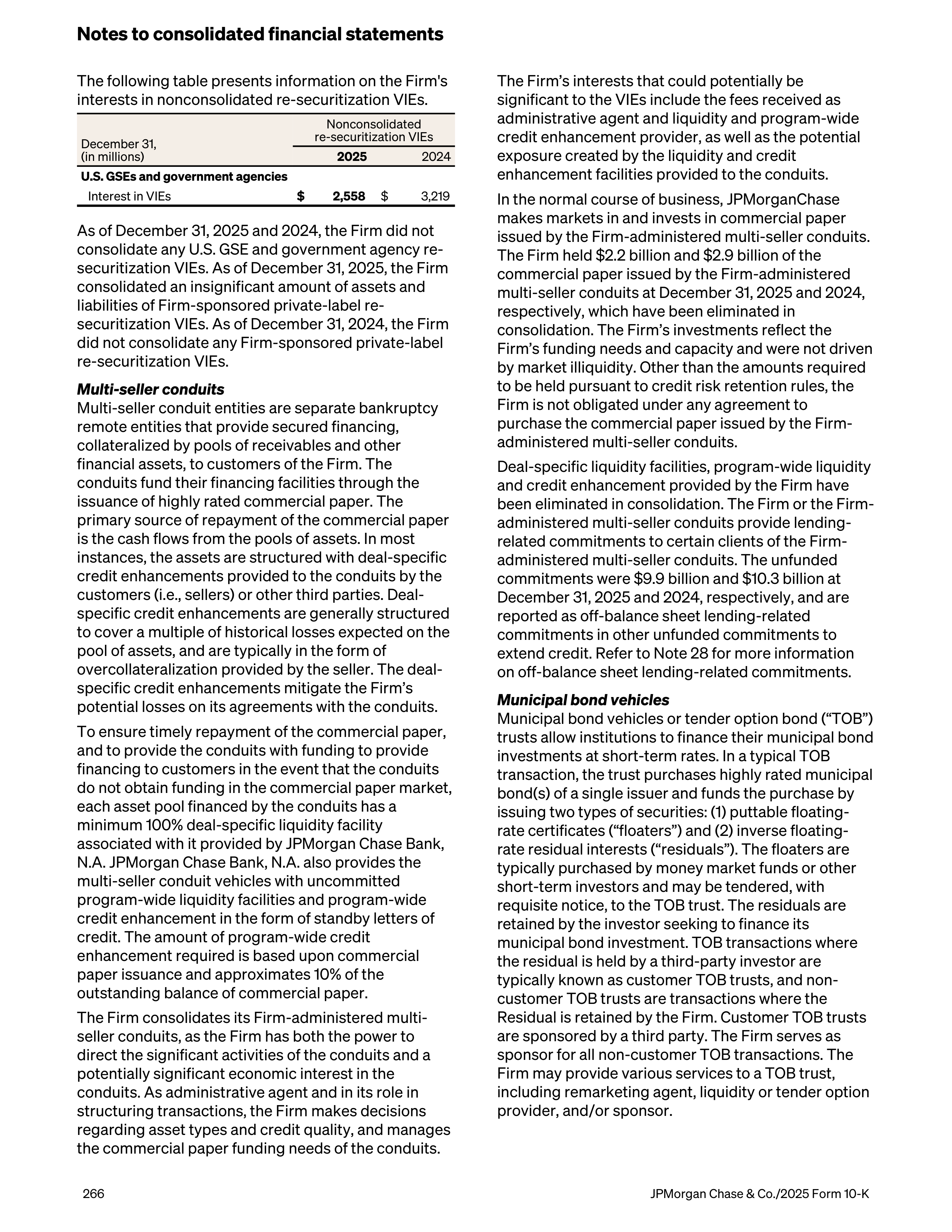 JPMorgan Chase Annual Report — page 298