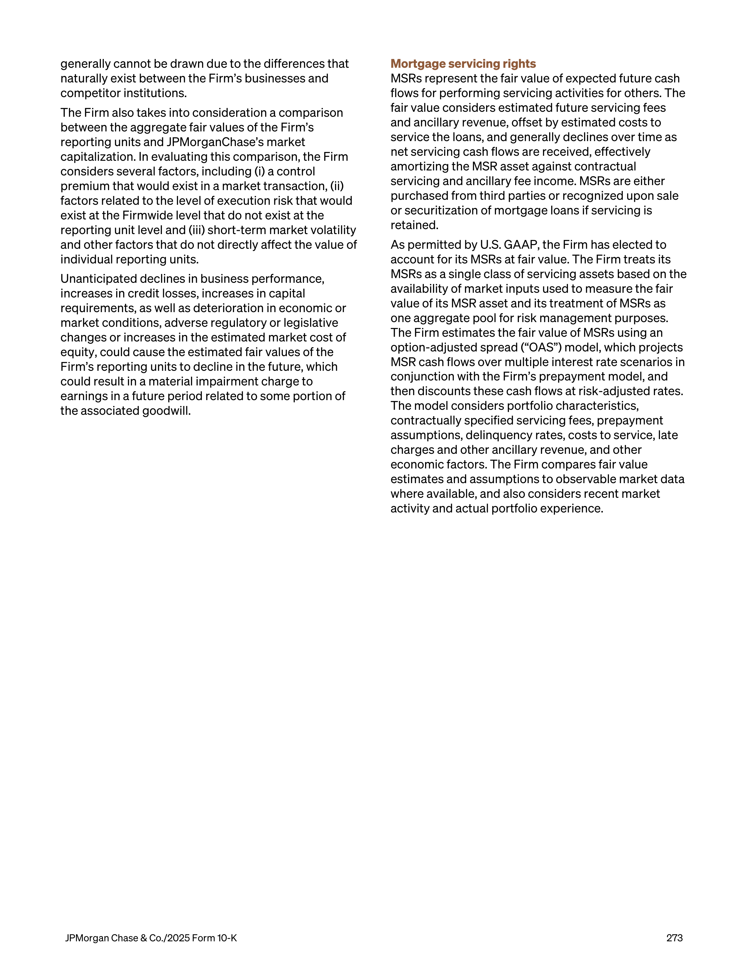 JPMorgan Chase Annual Report — page 305