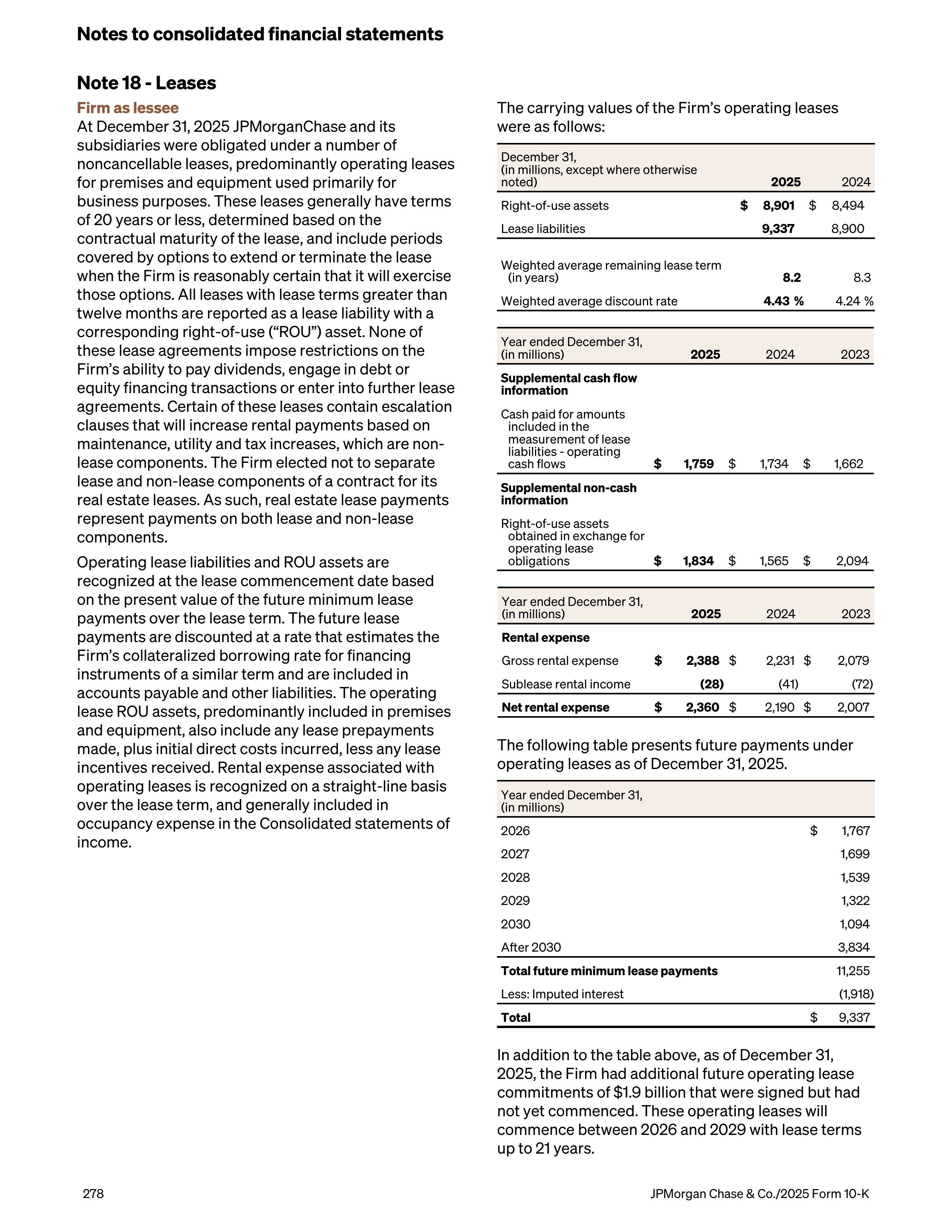 JPMorgan Chase Annual Report — page 310