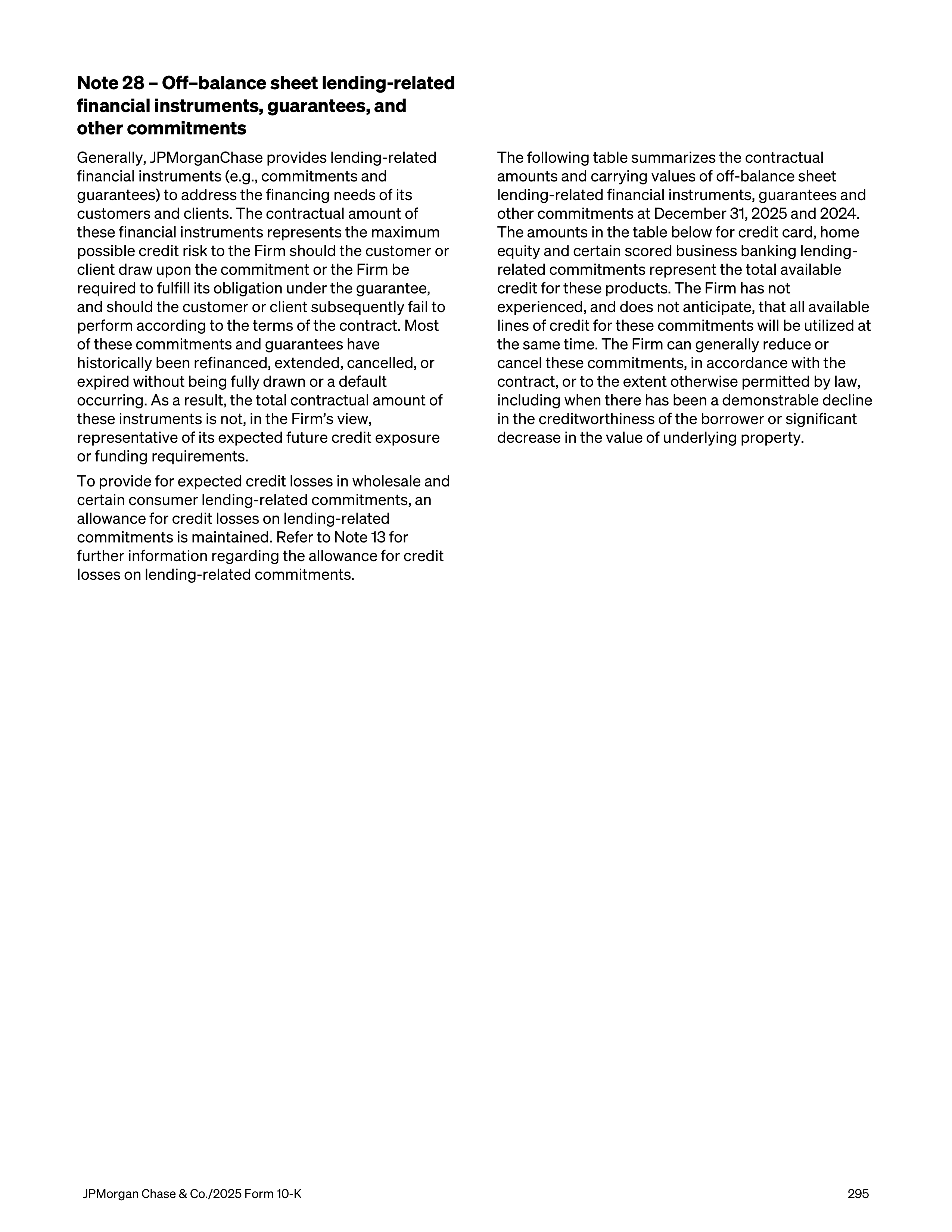 JPMorgan Chase Annual Report — page 327