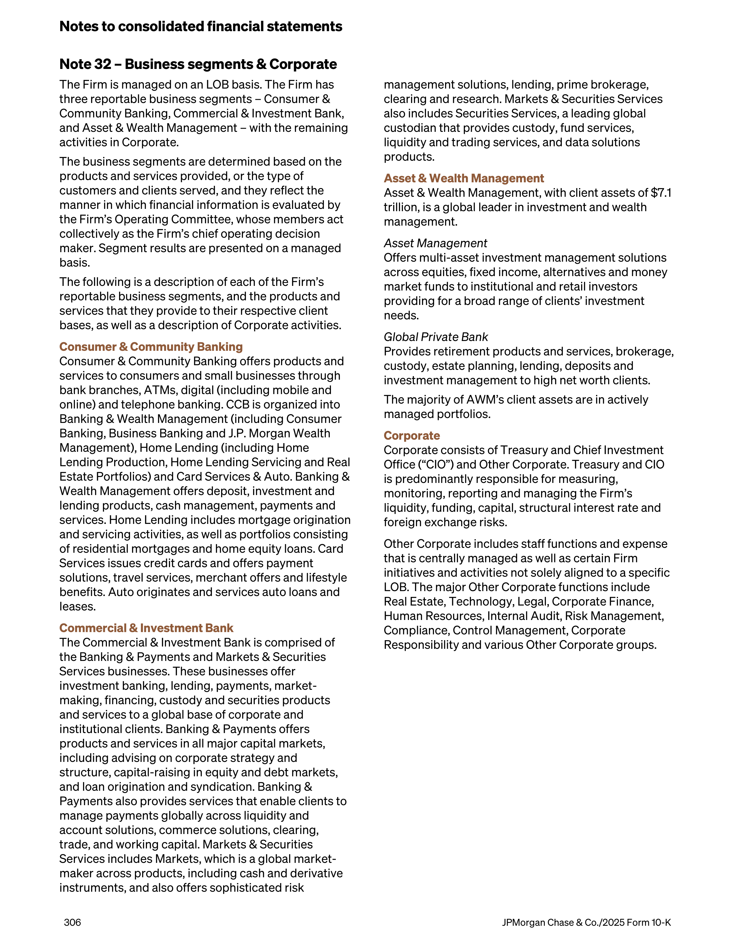 JPMorgan Chase Annual Report — page 338