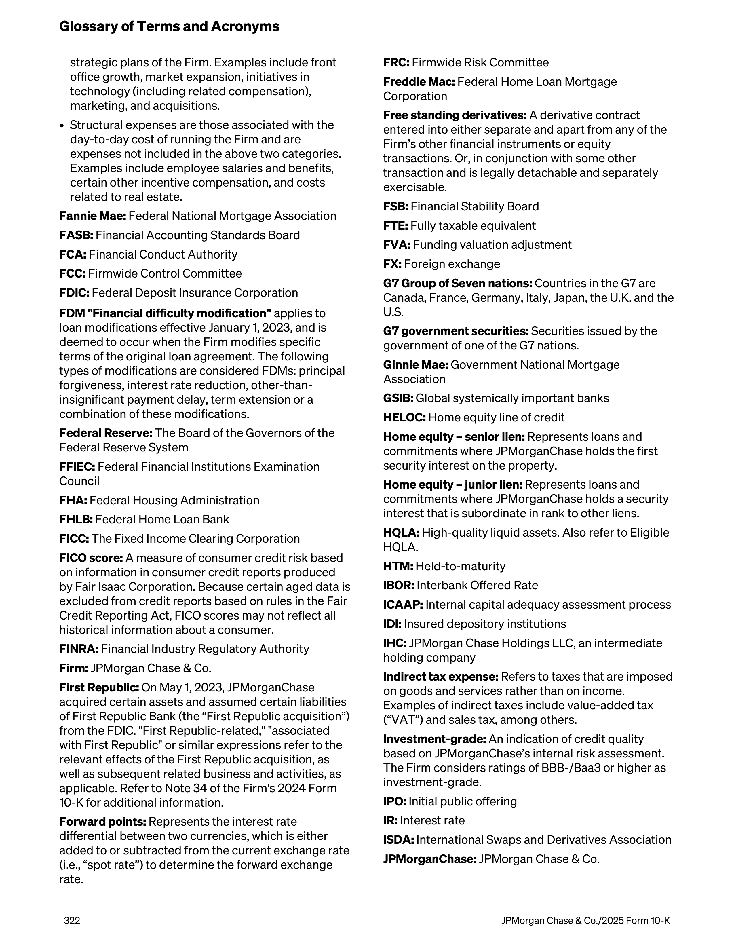 JPMorgan Chase Annual Report — page 354
