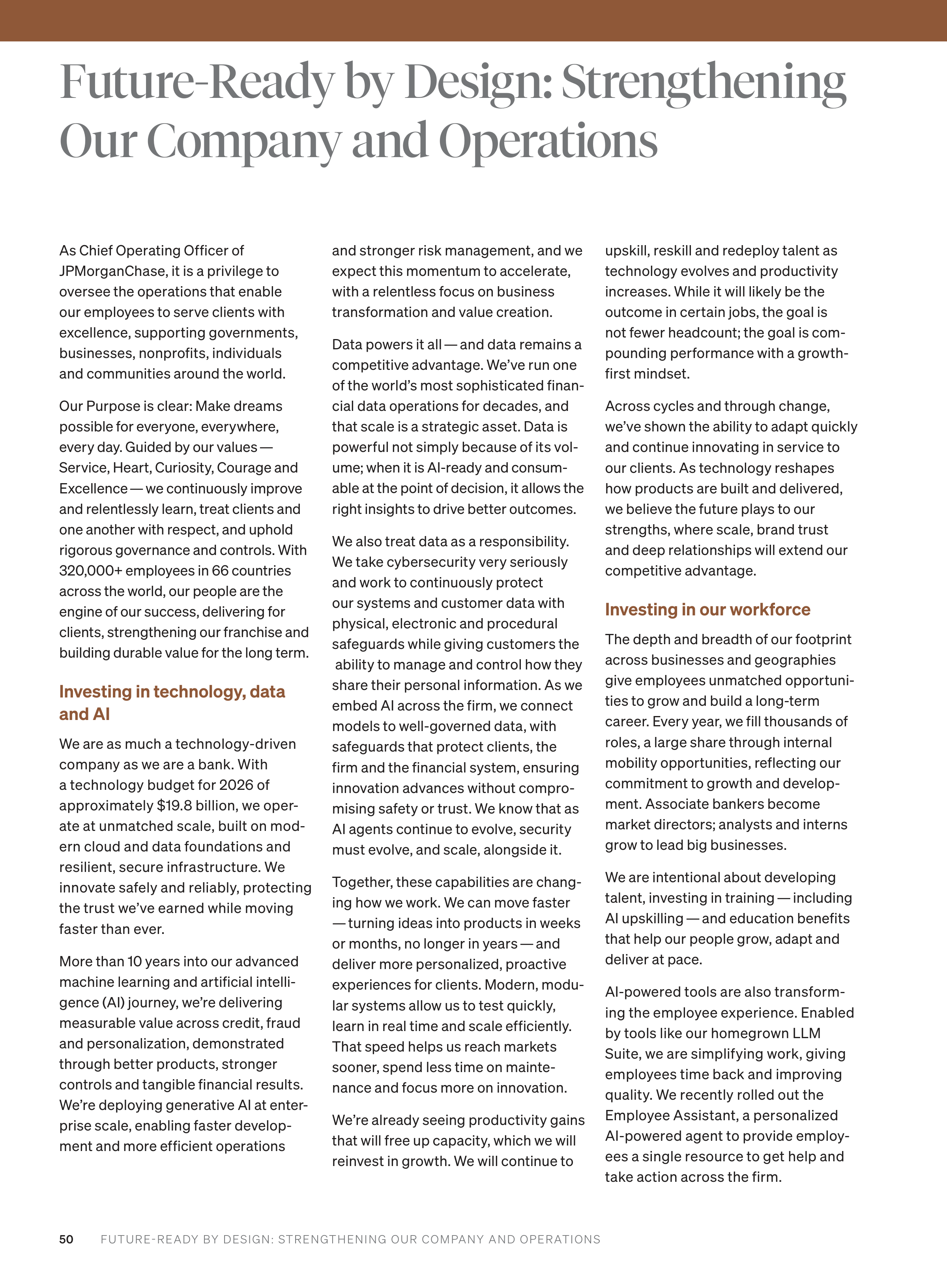 JPMorgan Chase Annual Report — page 52