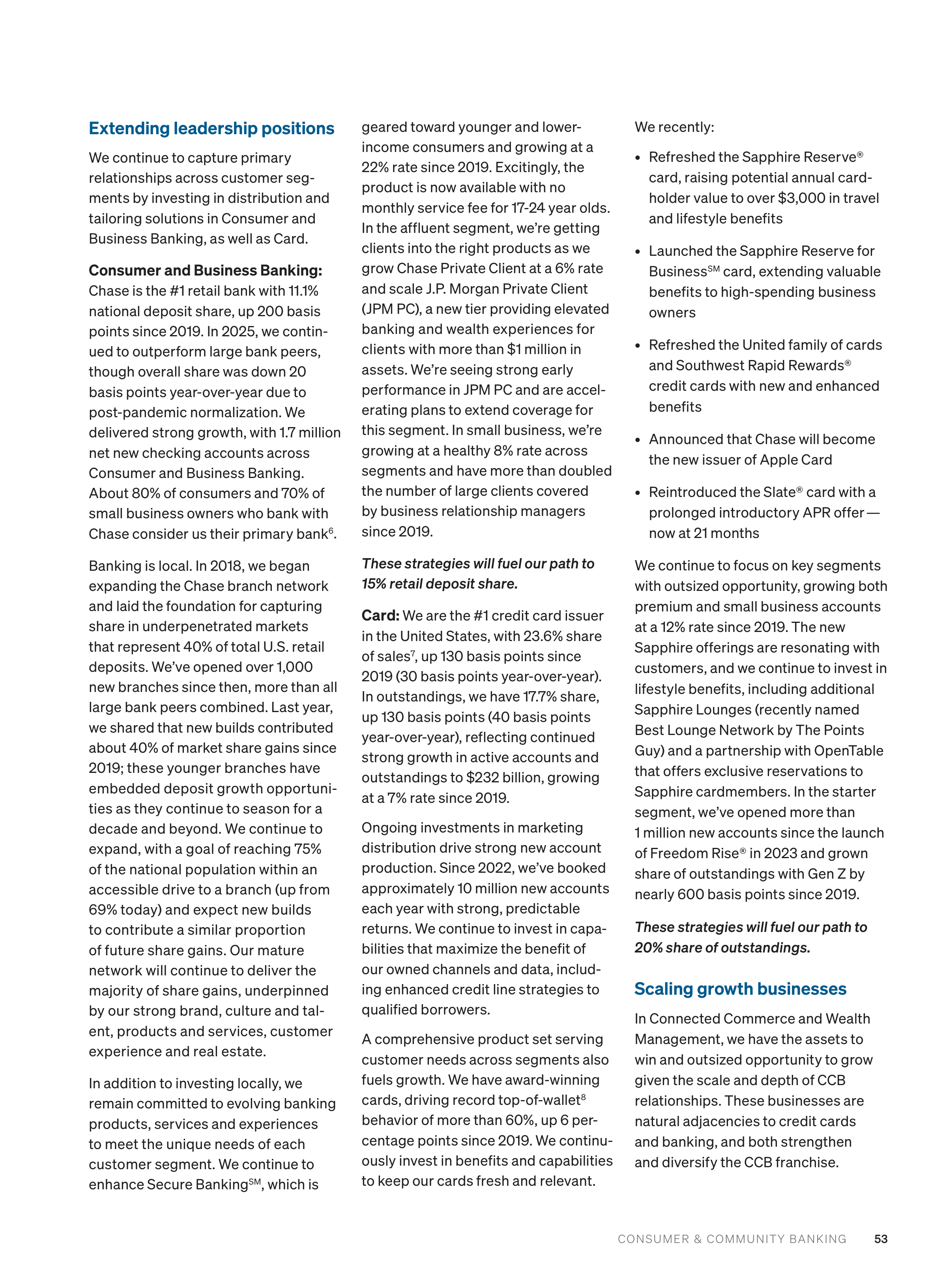 JPMorgan Chase Annual Report — page 55