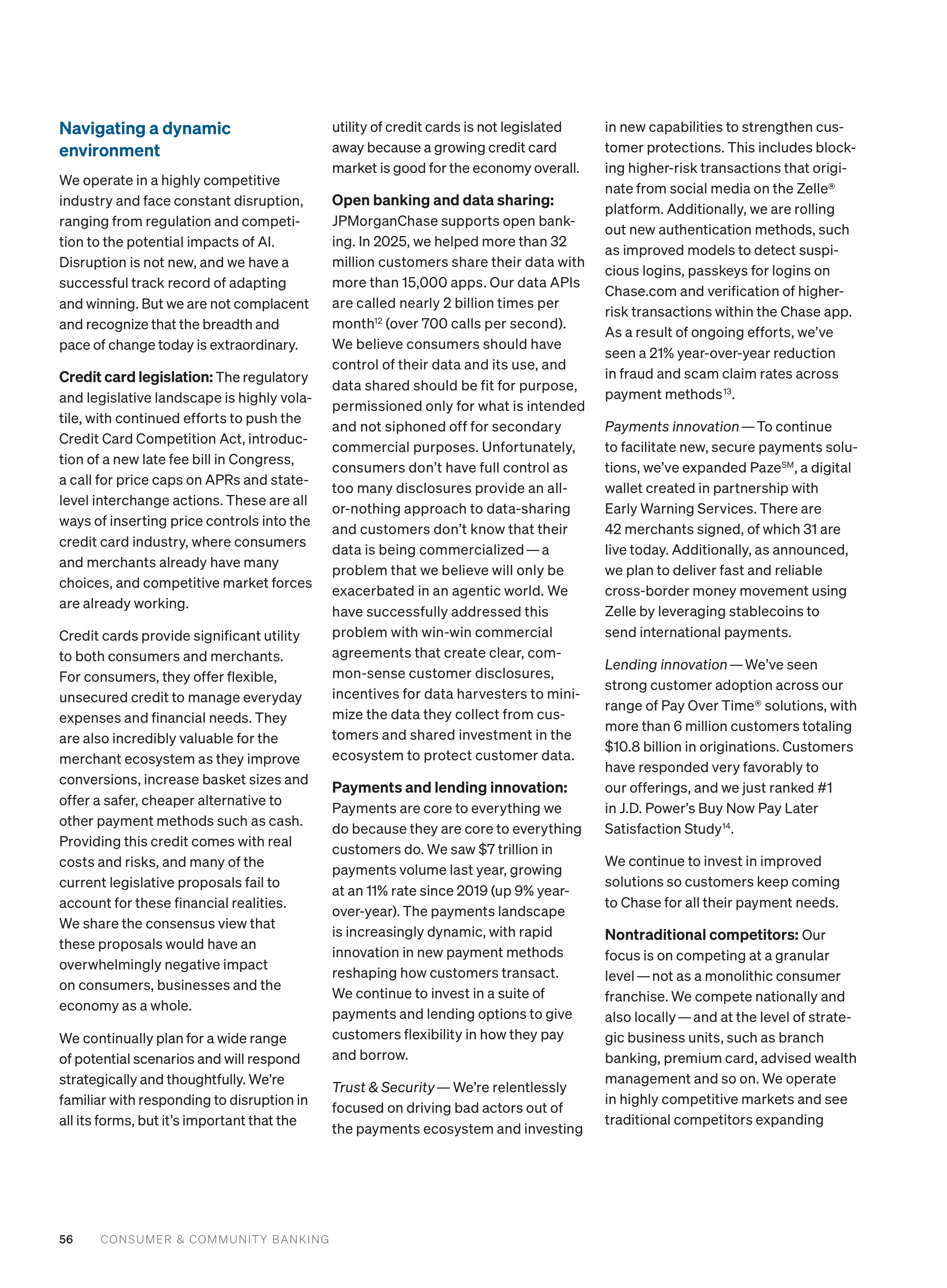 JPMorgan Chase Annual Report — page 58