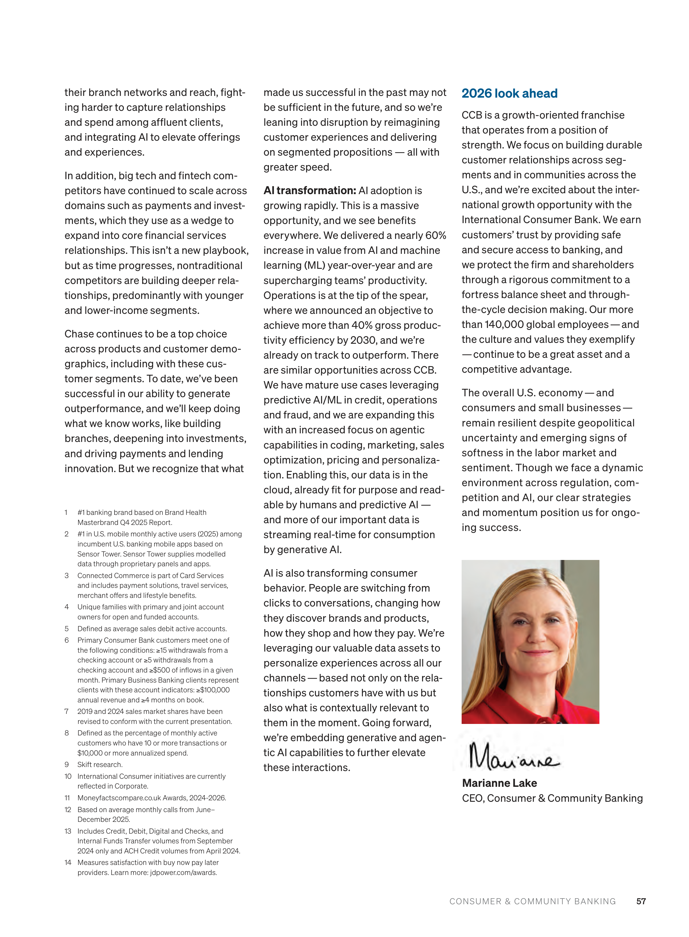 JPMorgan Chase Annual Report — page 59