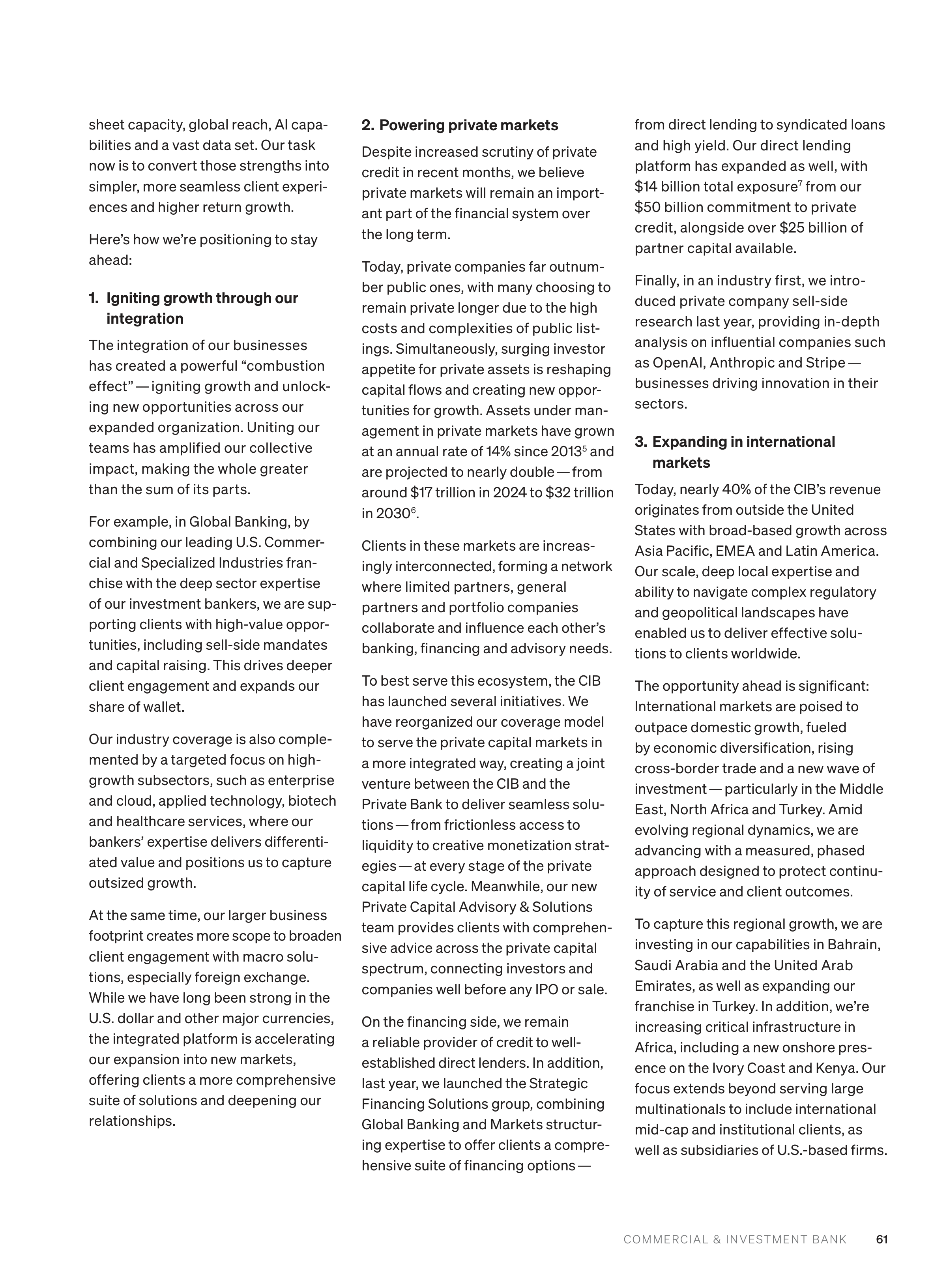 JPMorgan Chase Annual Report — page 63