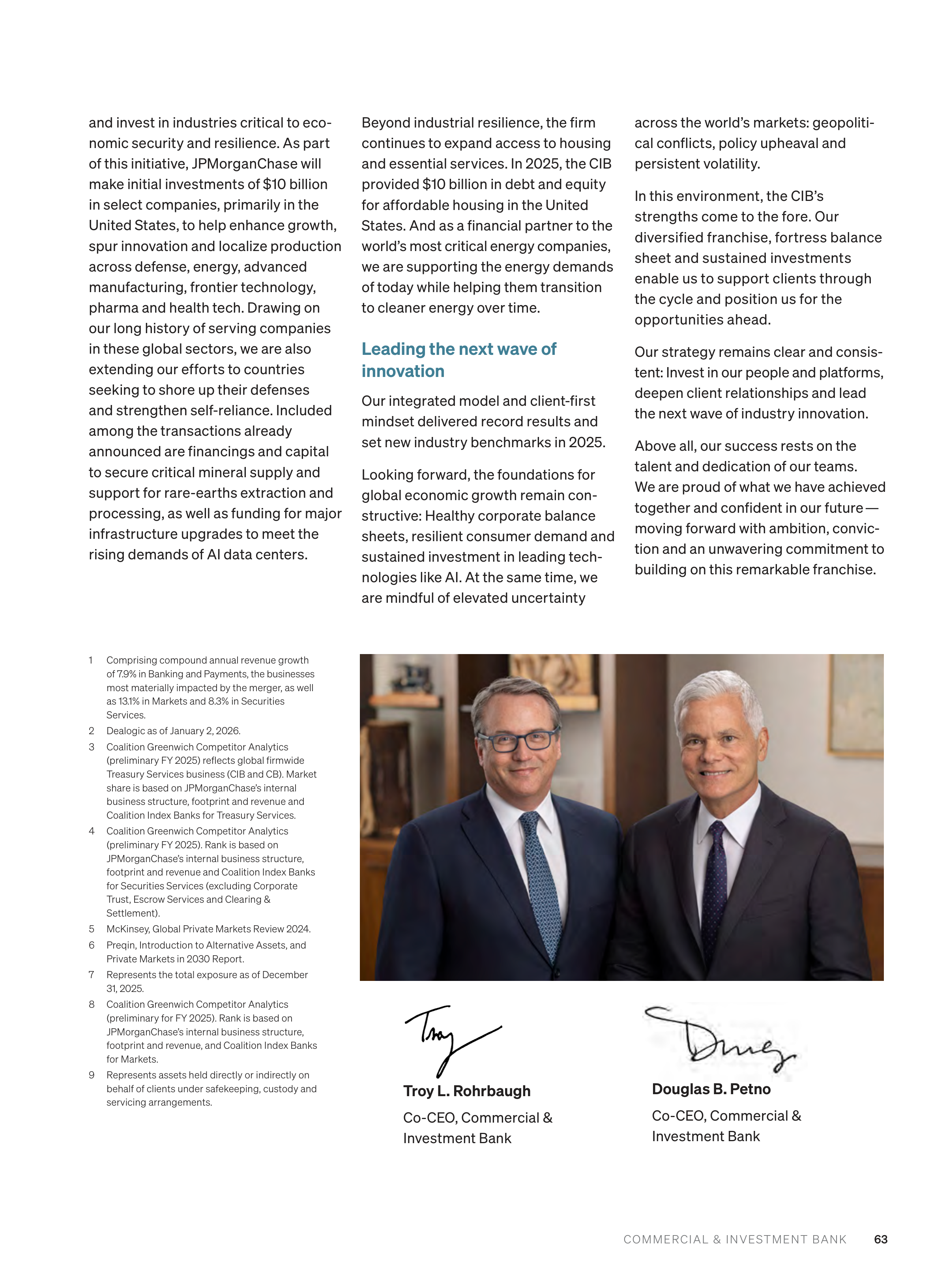 JPMorgan Chase Annual Report — page 65