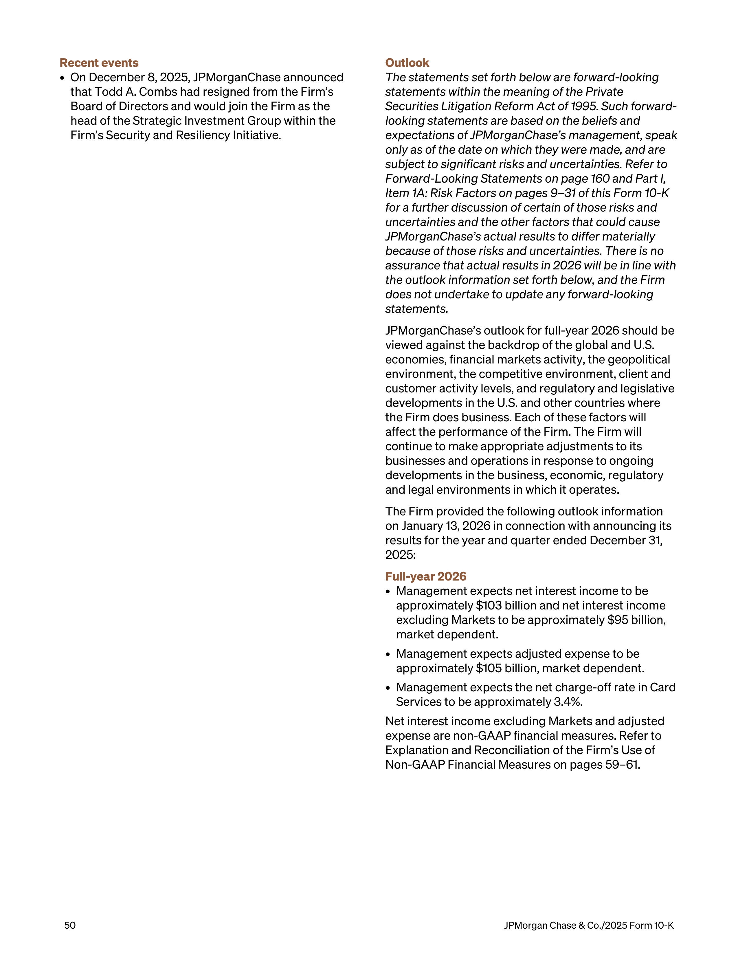 JPMorgan Chase Annual Report — page 82