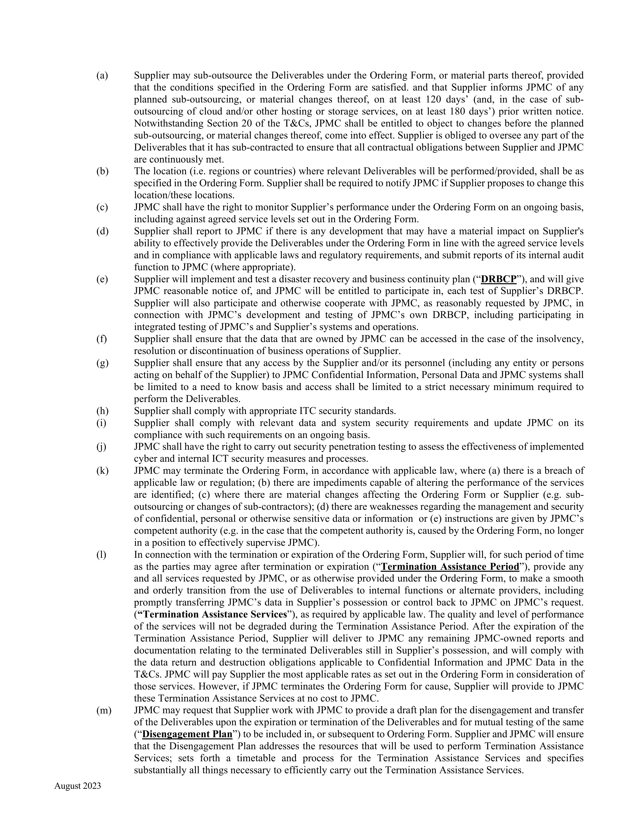 JPMorgan Chase & Co Purchase Order — page 11