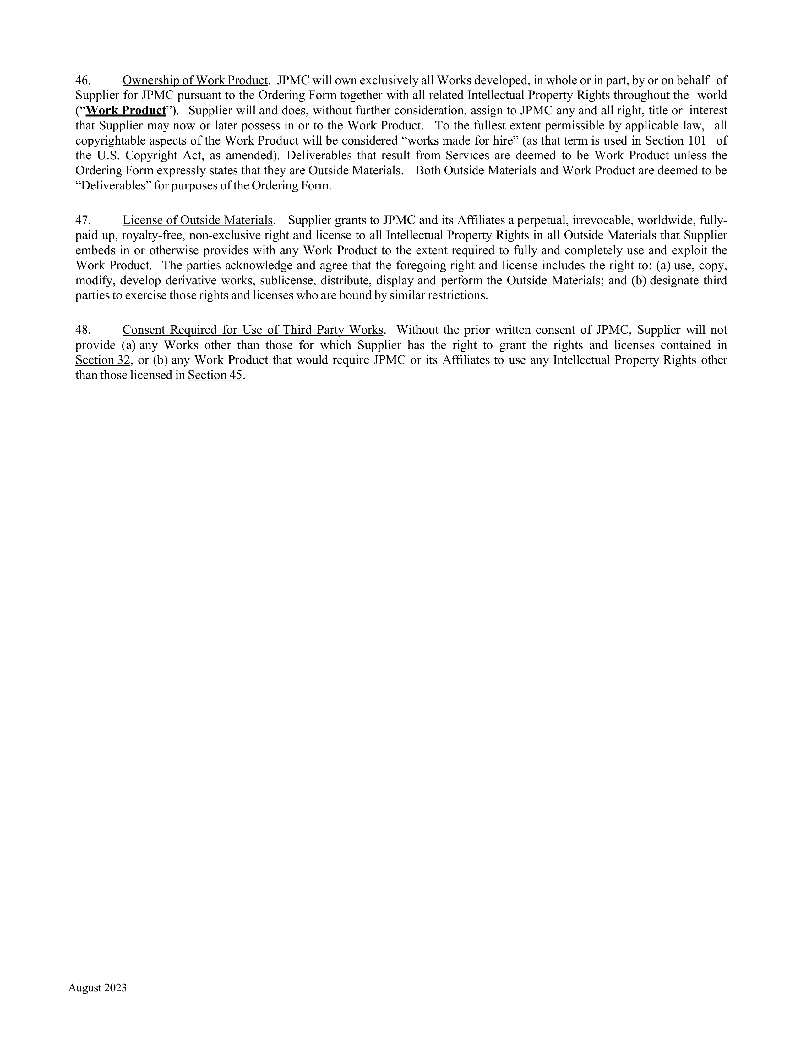 JPMorgan Chase & Co Purchase Order — page 7