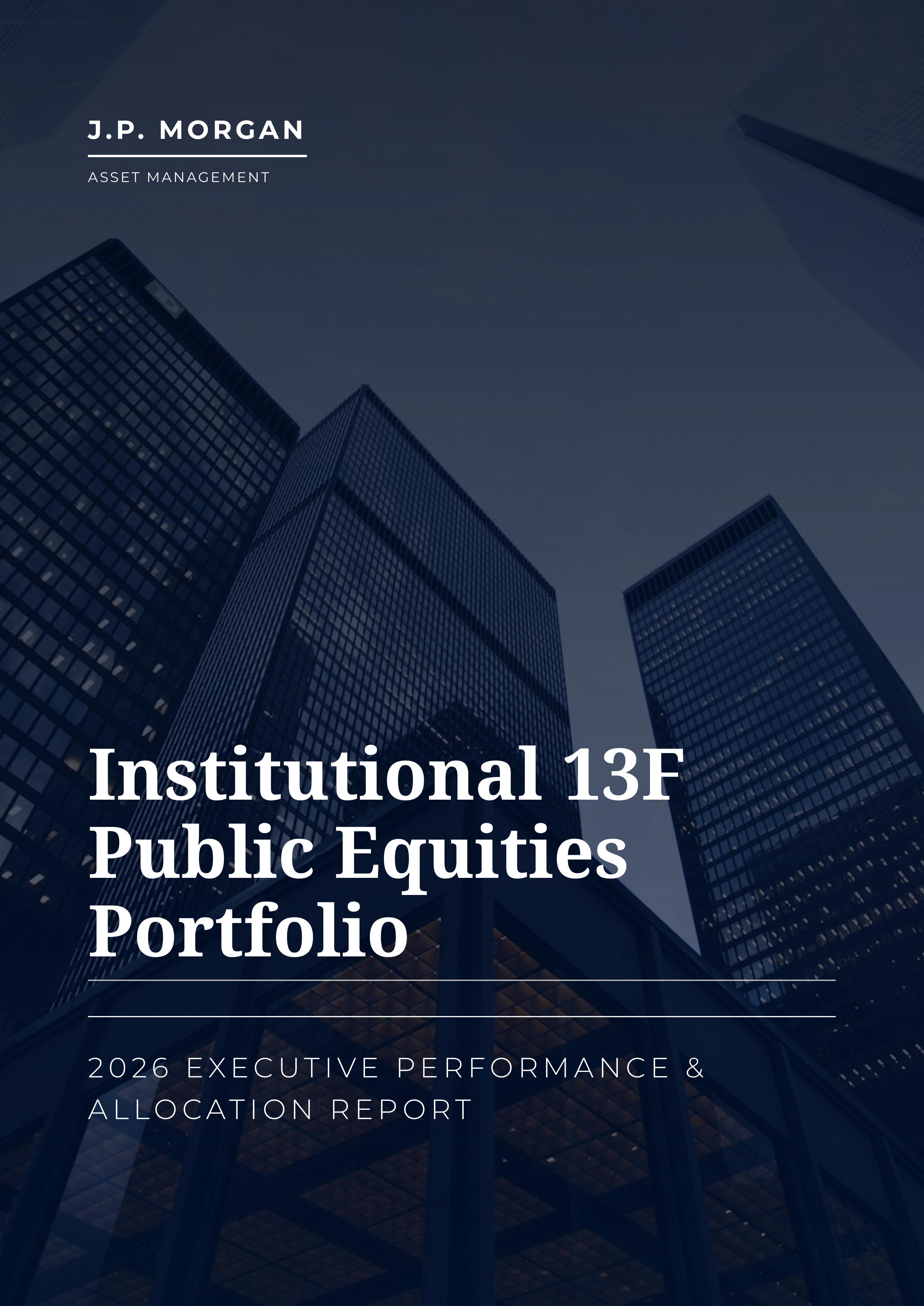 JPMorgan Chase Institutional 13F Public Equities Portfolio — page 1