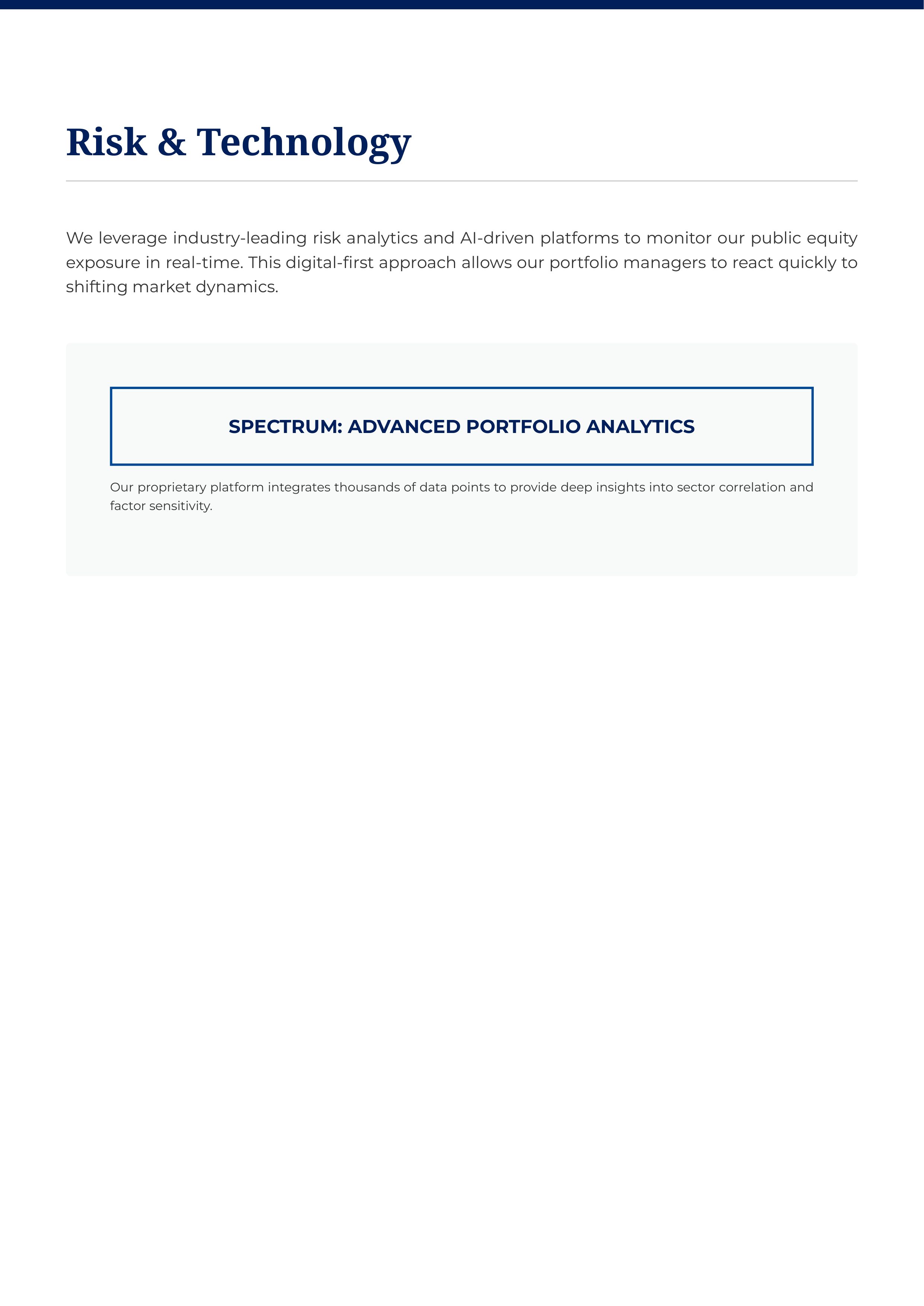 JPMorgan Chase Institutional 13F Public Equities Portfolio — page 7