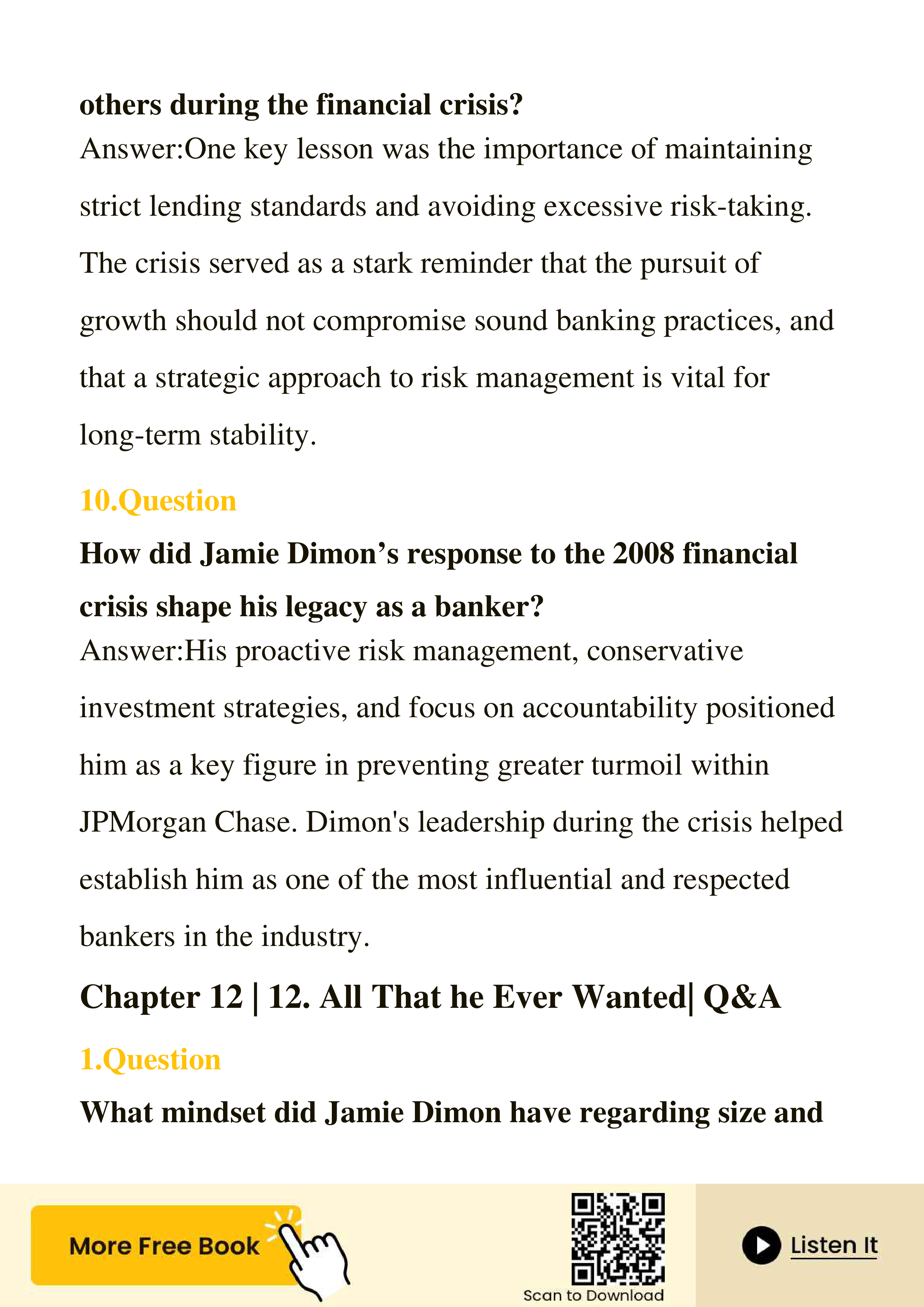 JPMorgan Chase Jamie Dimon Last Man Standing Biography — page 139