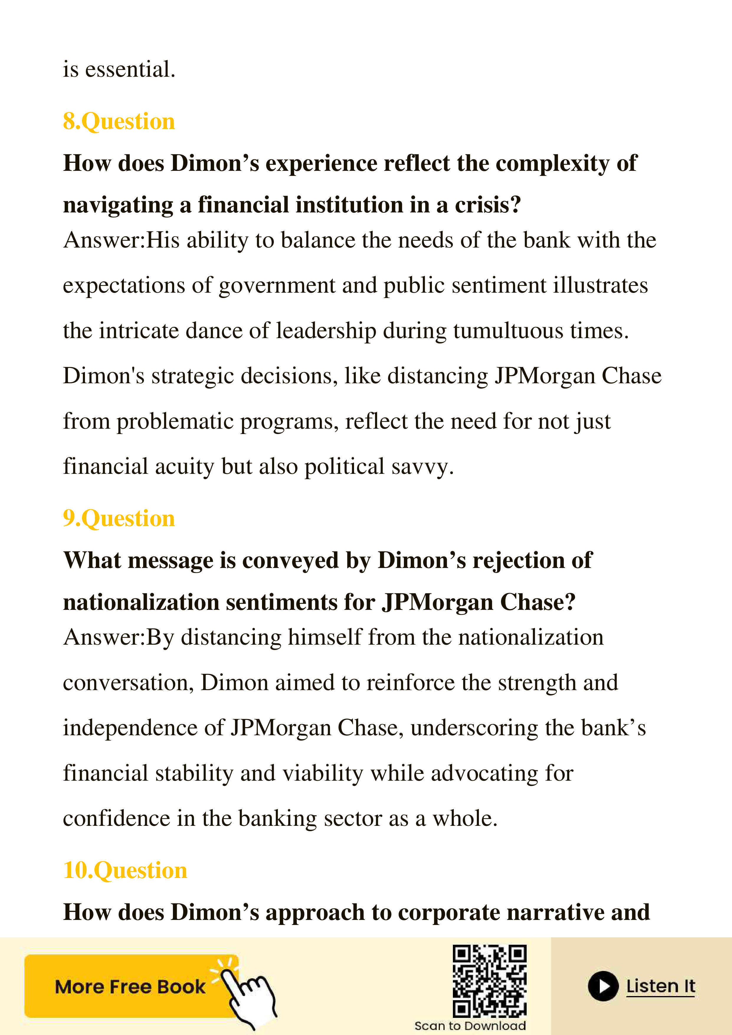 JPMorgan Chase Jamie Dimon Last Man Standing Biography — page 153