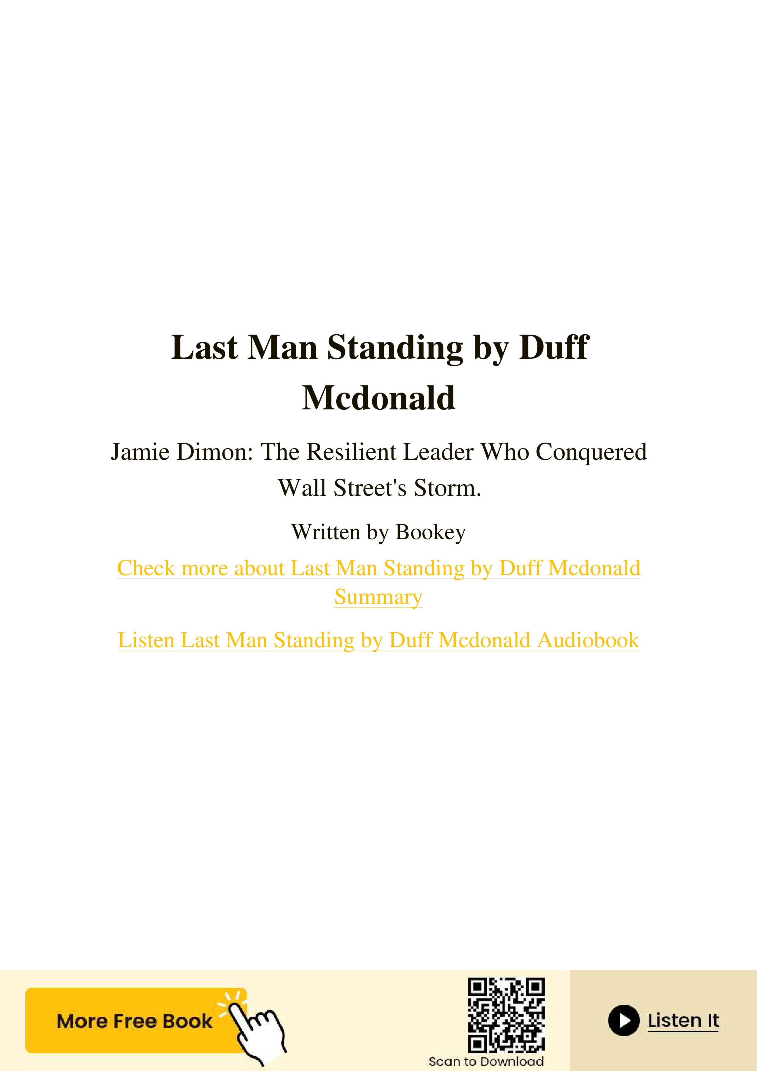 JPMorgan Chase Jamie Dimon Last Man Standing Biography — page 2