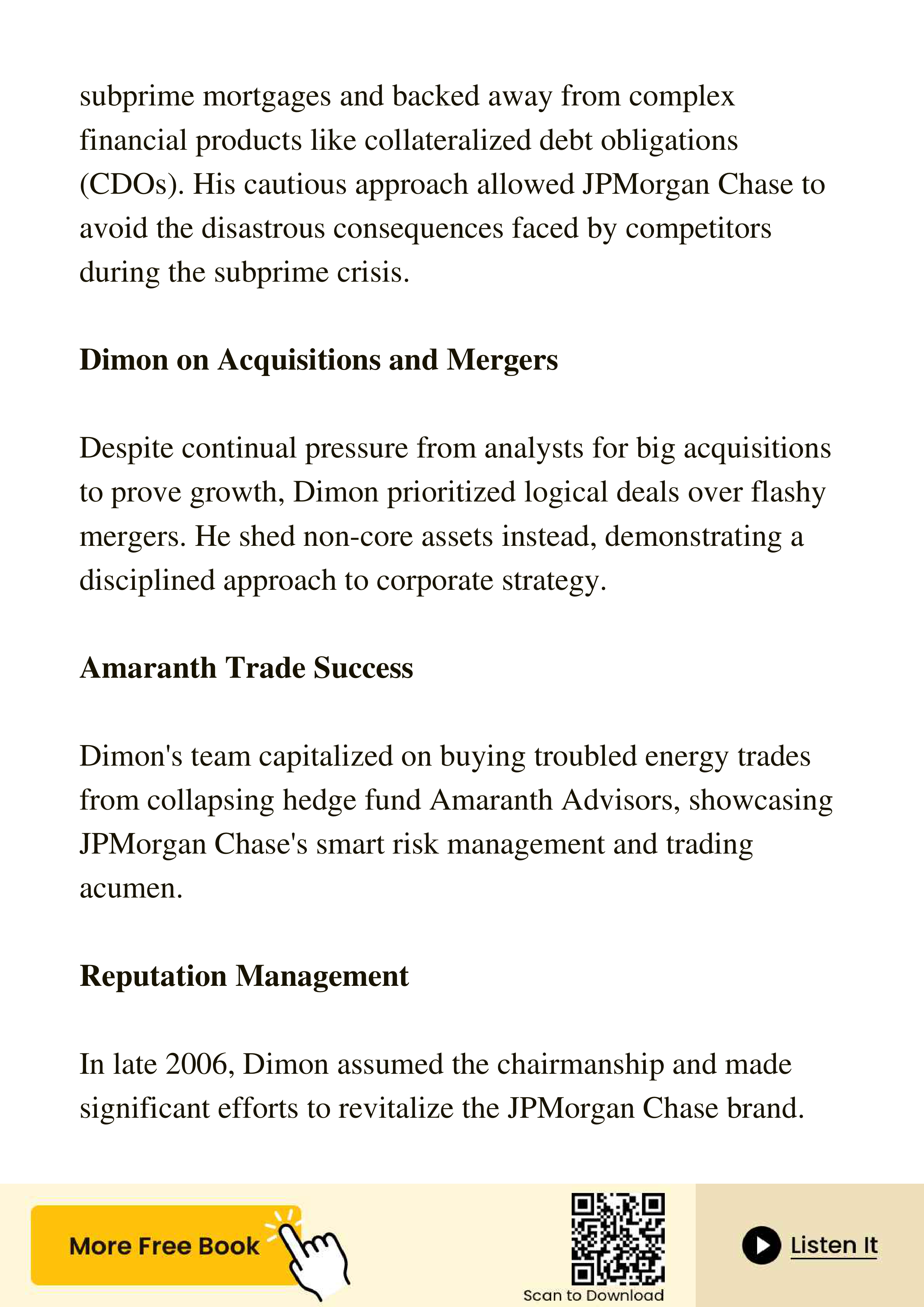JPMorgan Chase Jamie Dimon Last Man Standing Biography — page 50