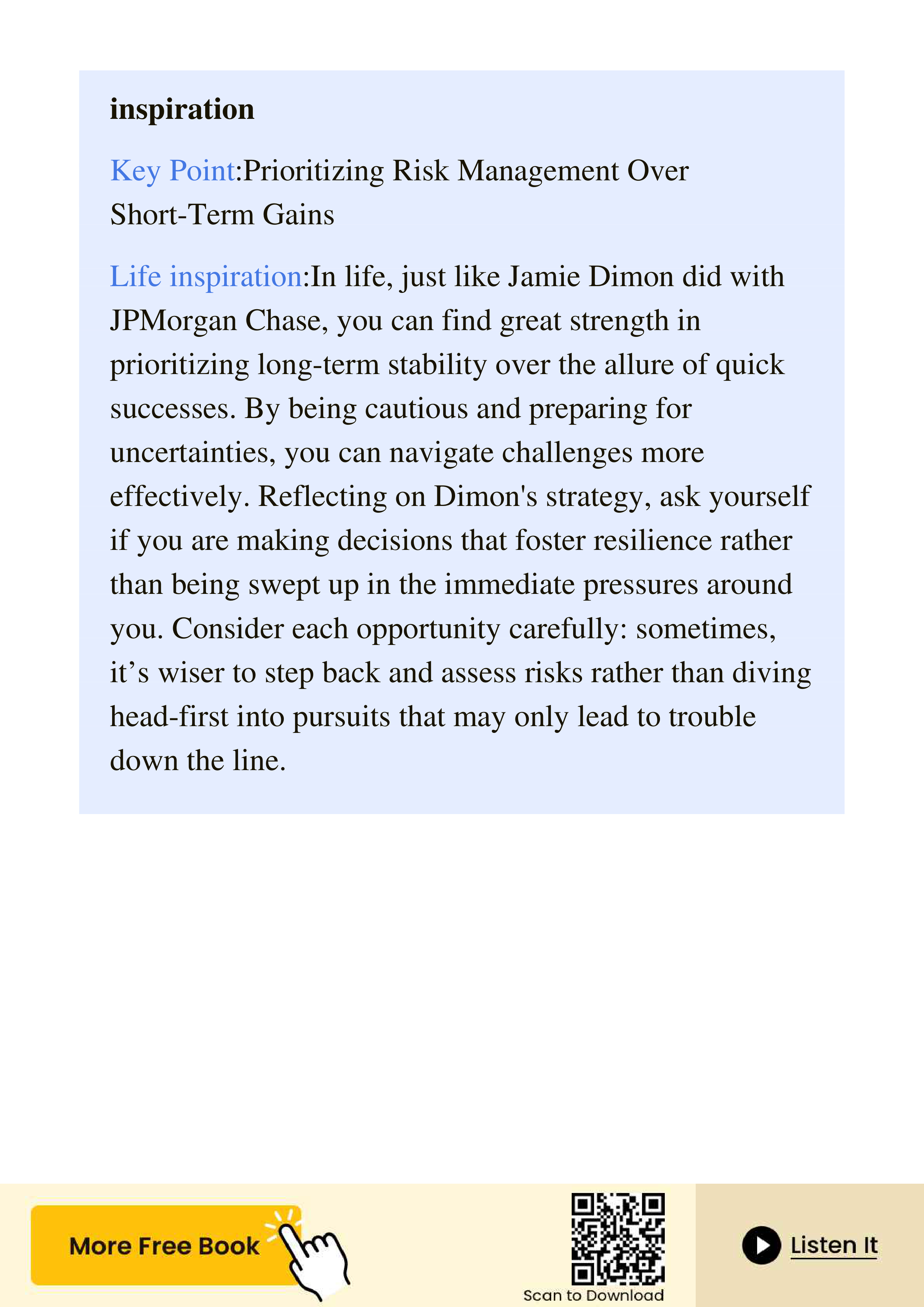 JPMorgan Chase Jamie Dimon Last Man Standing Biography — page 52