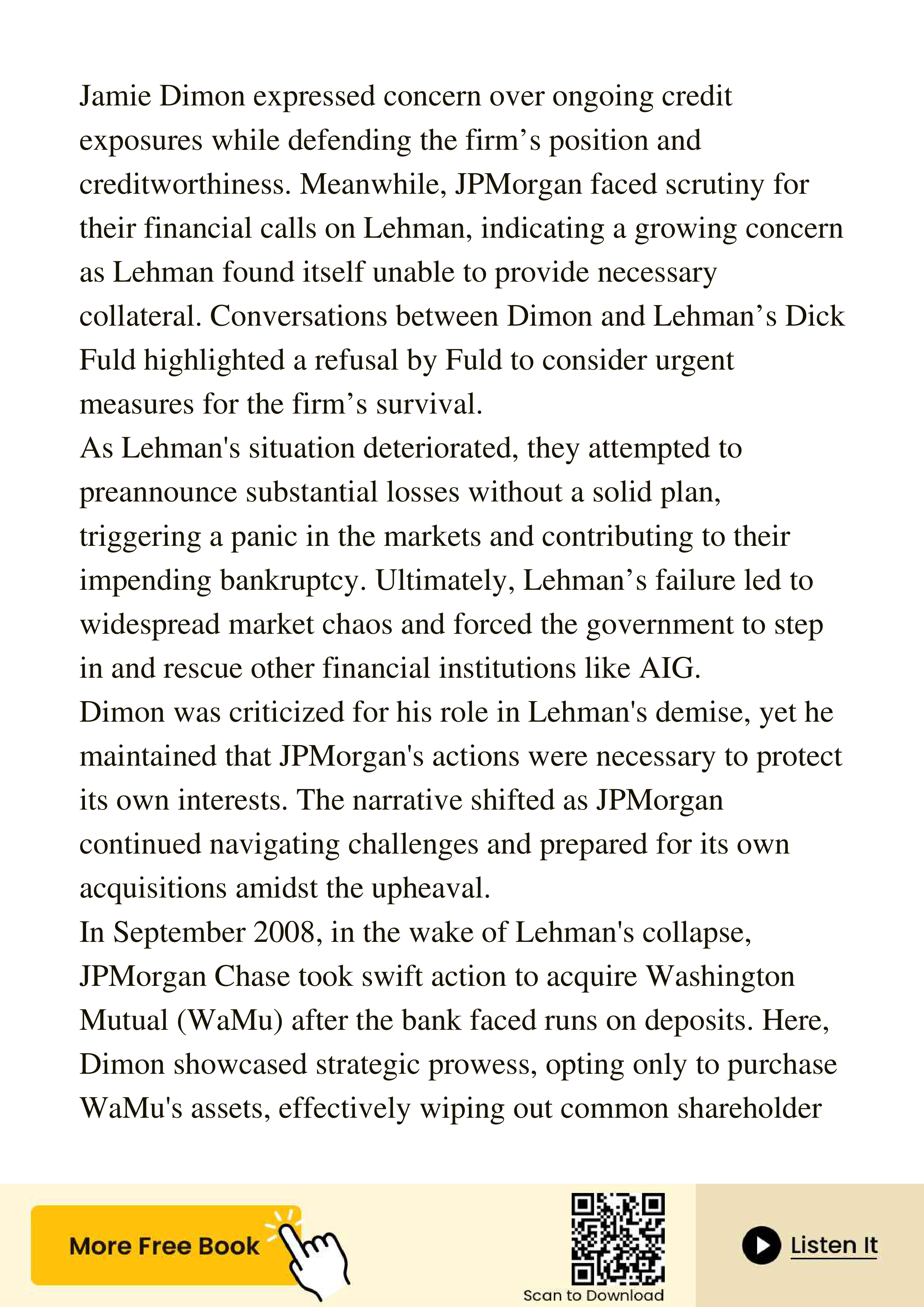JPMorgan Chase Jamie Dimon Last Man Standing Biography — page 57