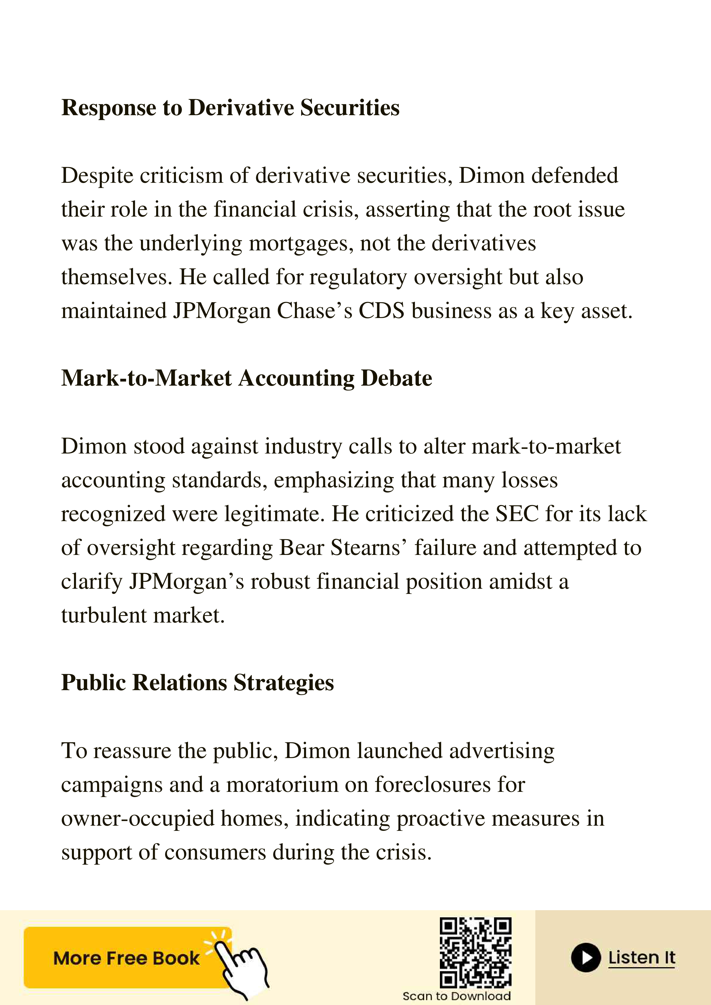 JPMorgan Chase Jamie Dimon Last Man Standing Biography — page 60