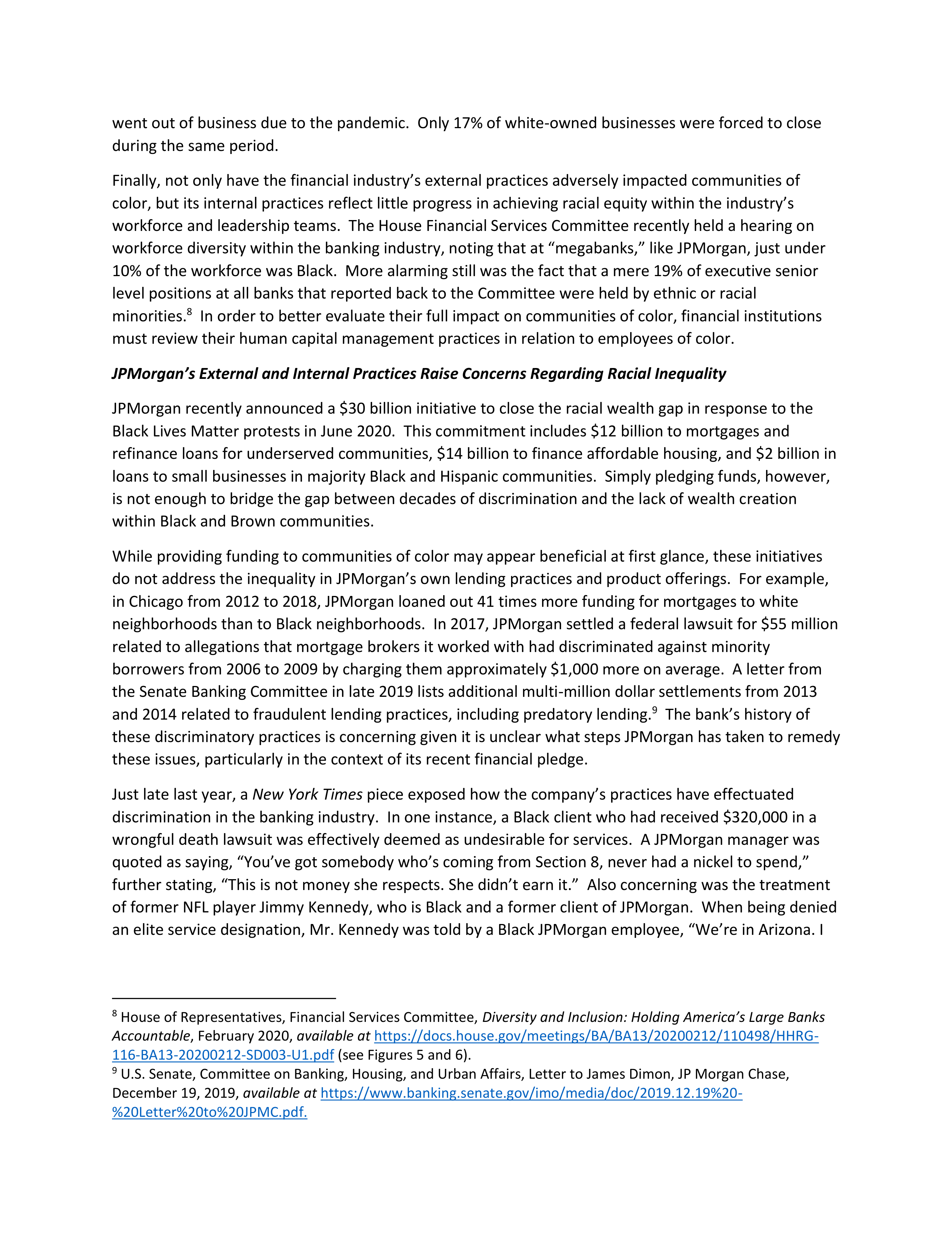 JPMorgan Chase Proposal  — page 18