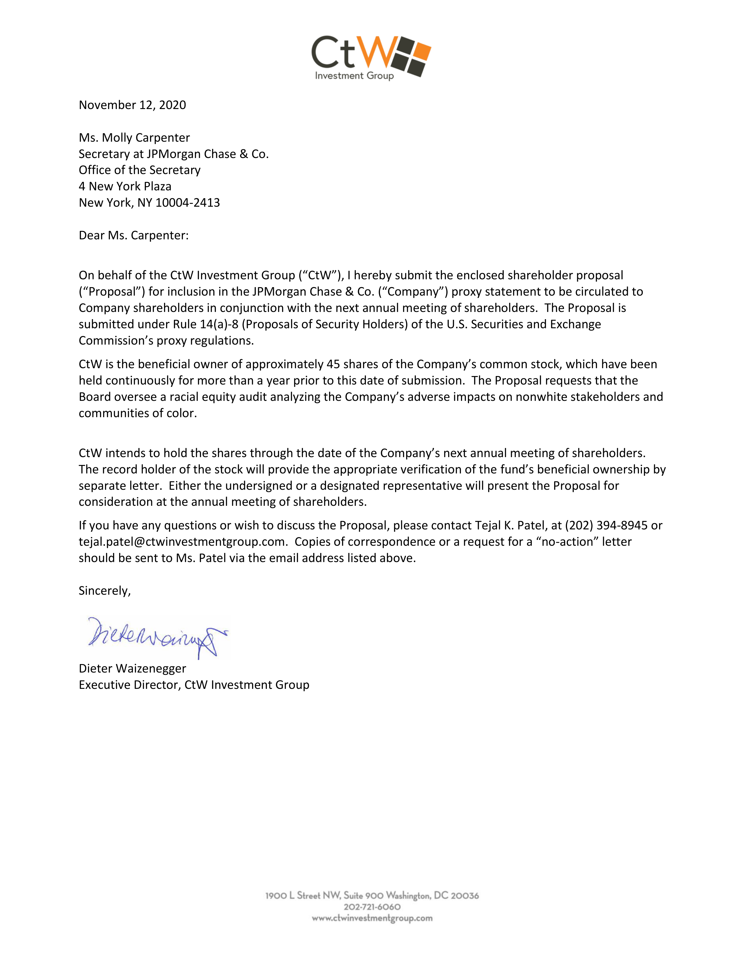 JPMorgan Chase Proposal  — page 21