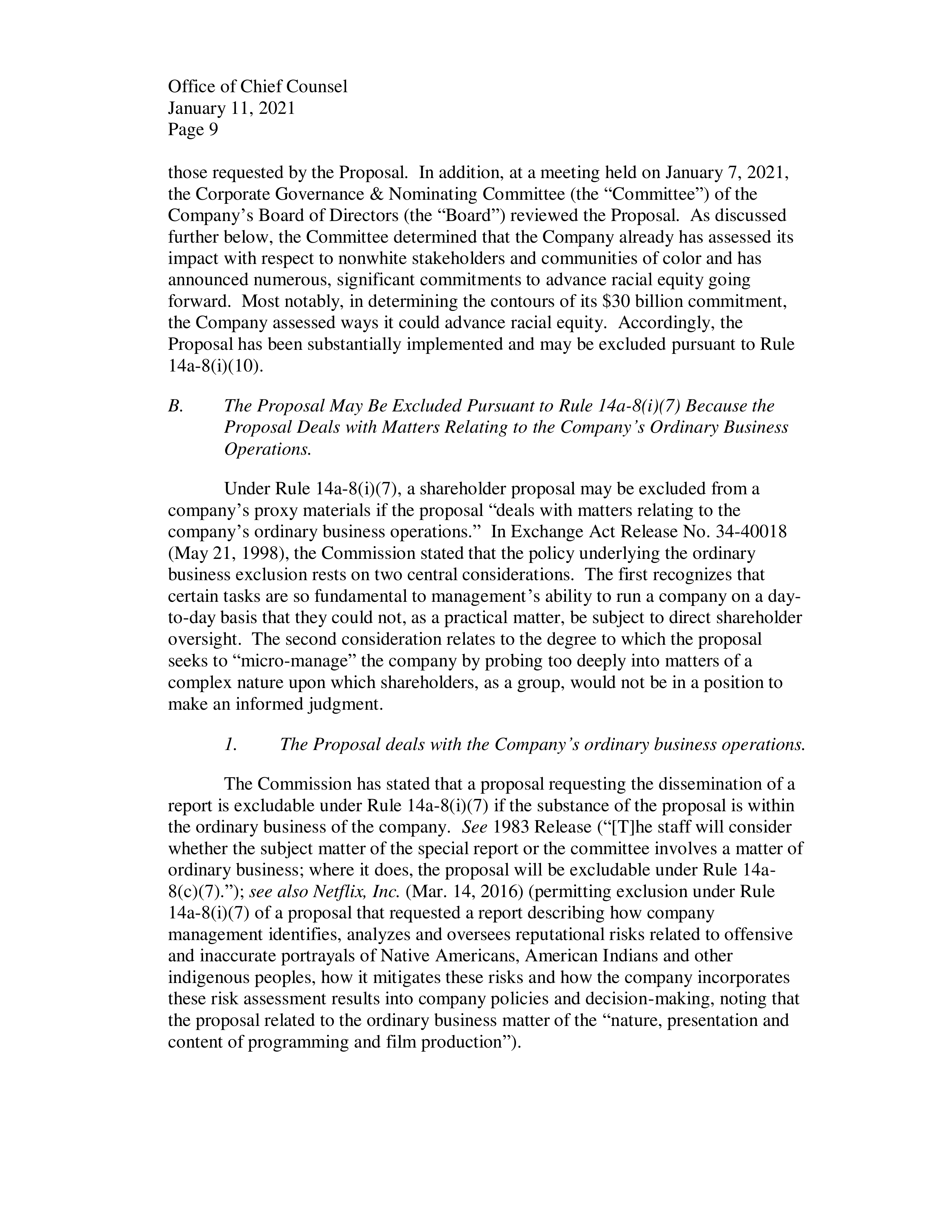 JPMorgan Chase Proposal  — page 9