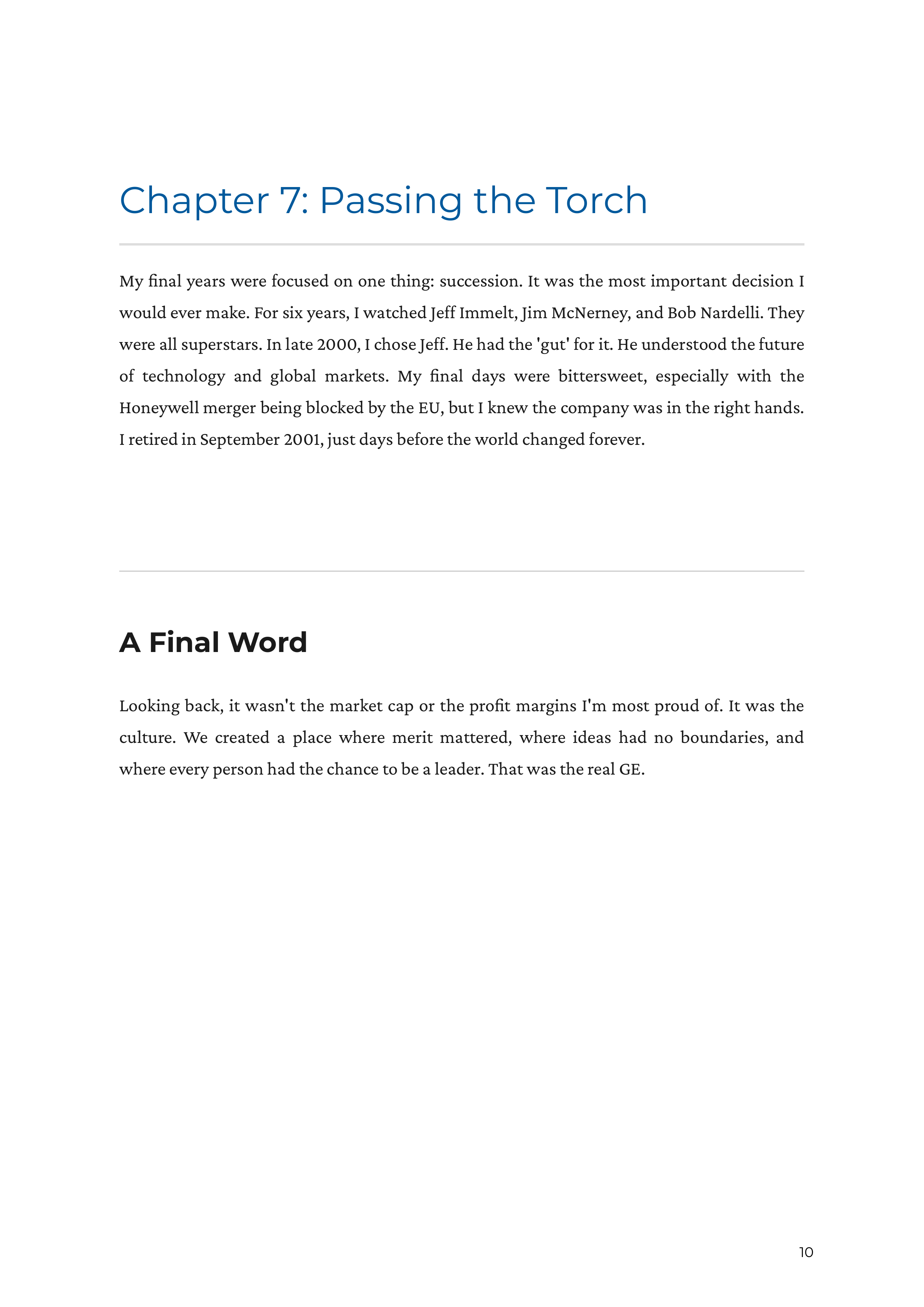 Jack Straight from the Gut by Jack Welch GE CEO Autobiography — page 10