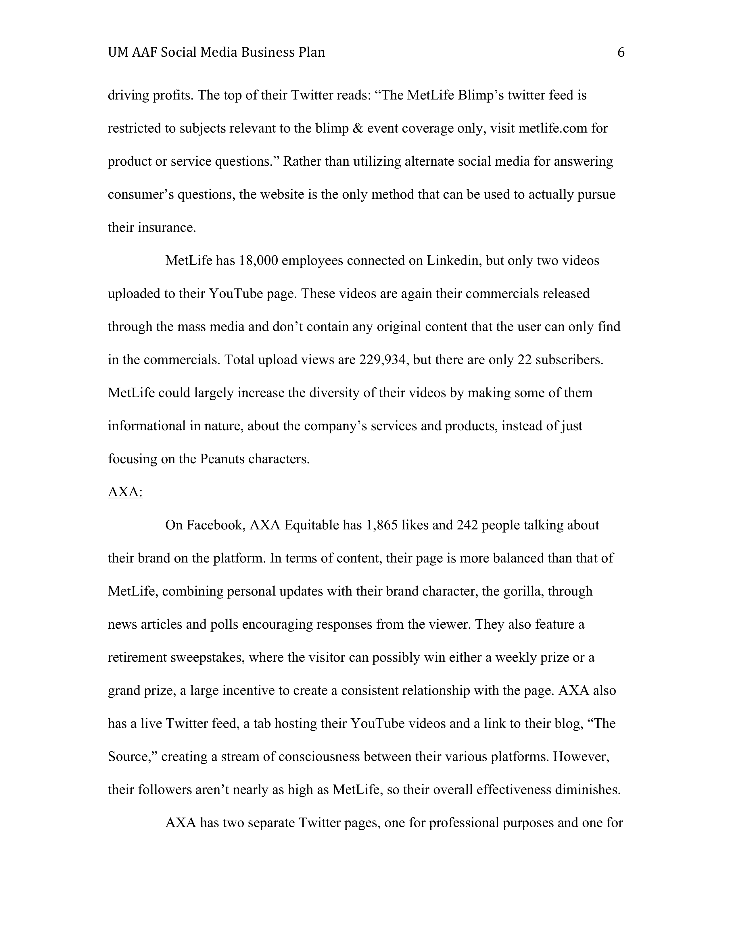 Jackson Business plan  — page 6