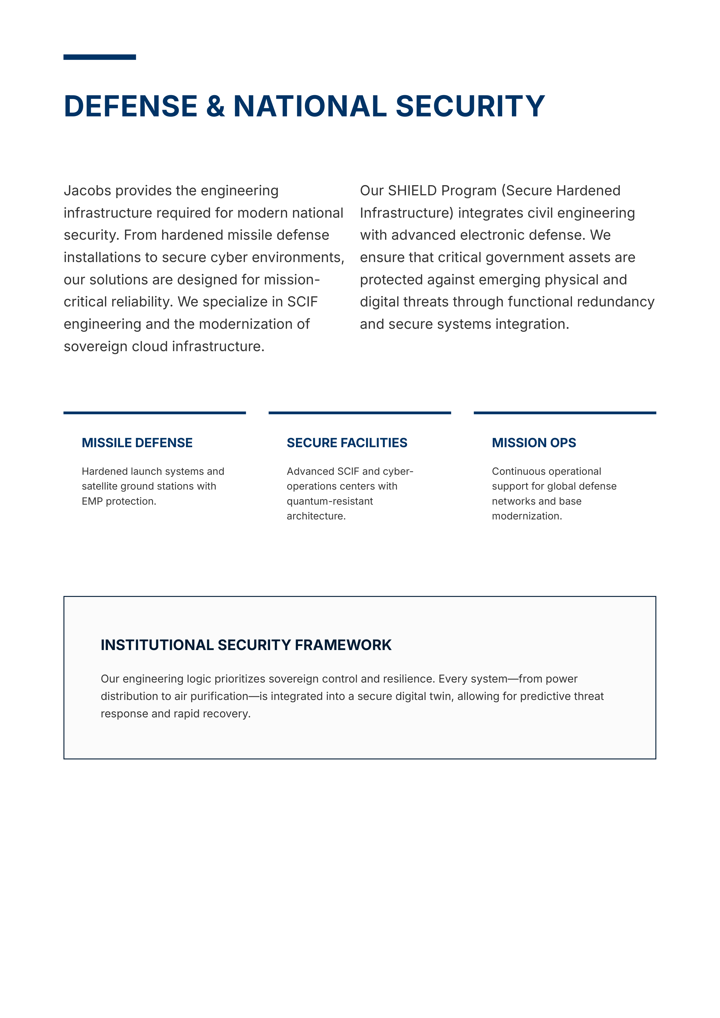 Jacobs Solutions AI-Era Infrastructure & Advanced Facilities Portfolio — page 5