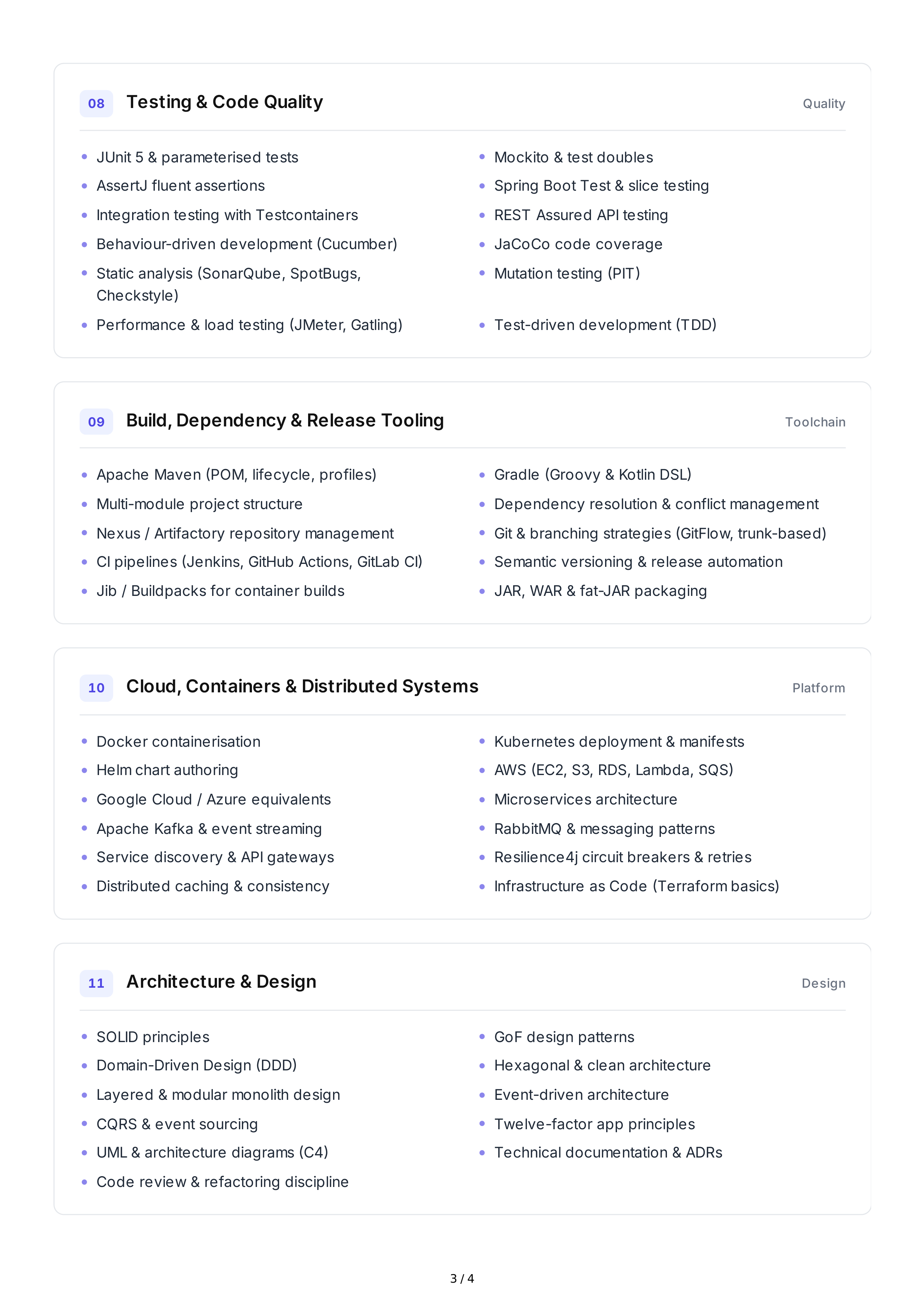 Java Hard Skills — page 3