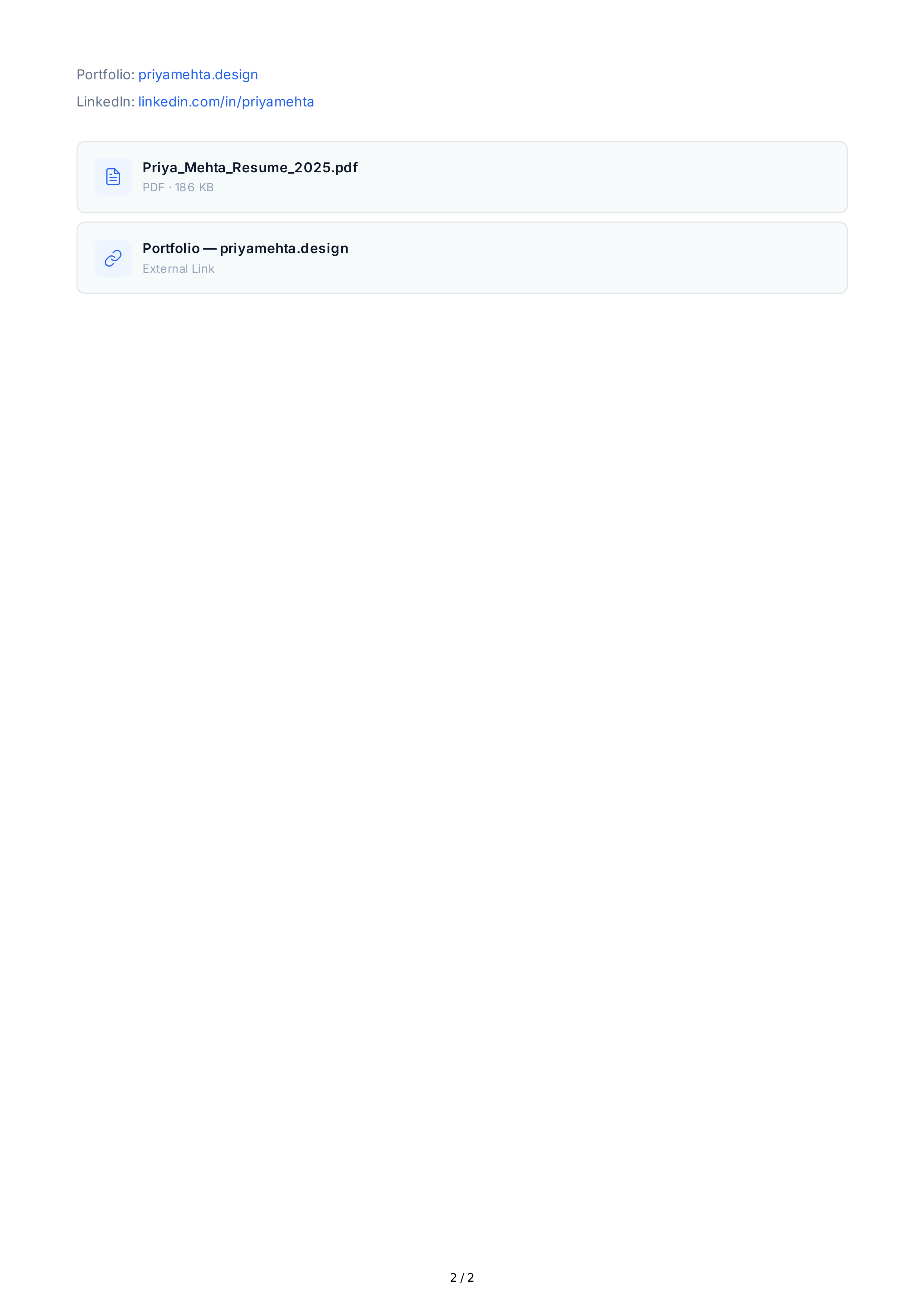 Job Application Email — page 2