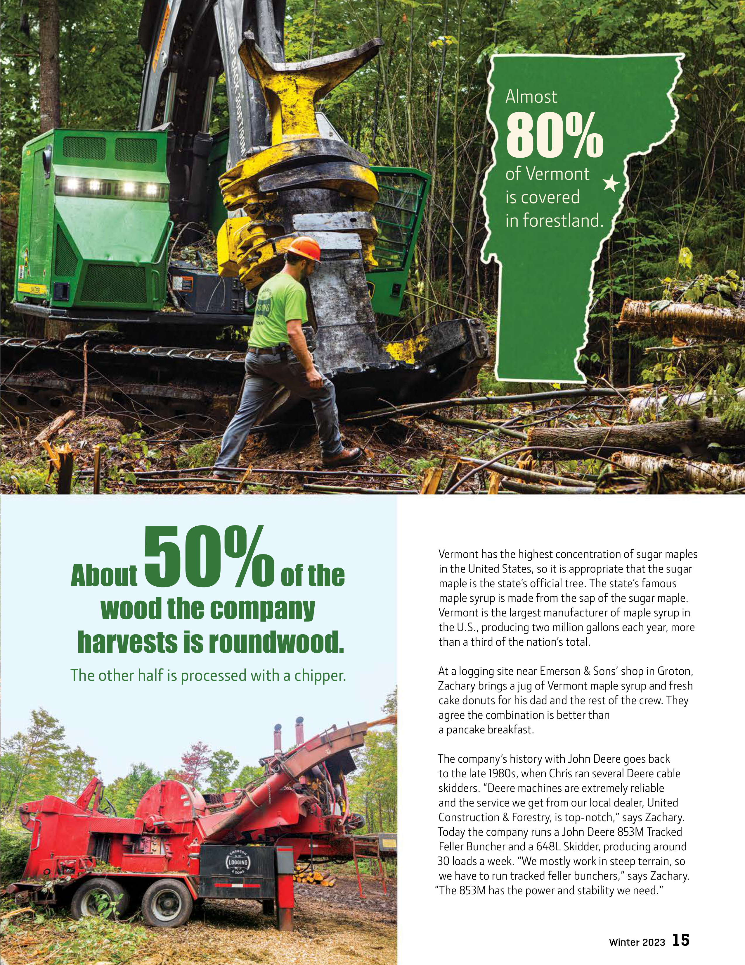 John Deere Forestry Magazine — page 15