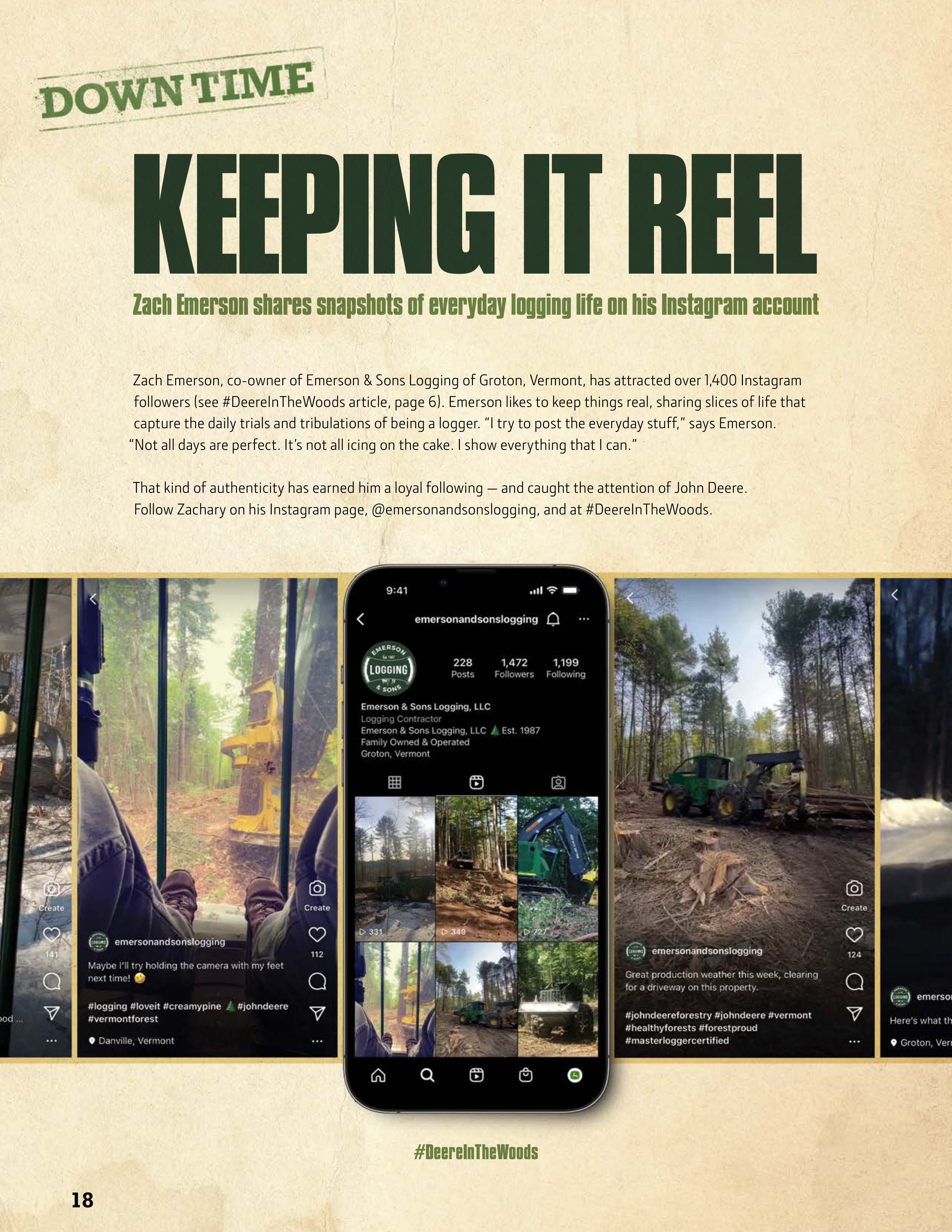 John Deere Forestry Magazine — page 18