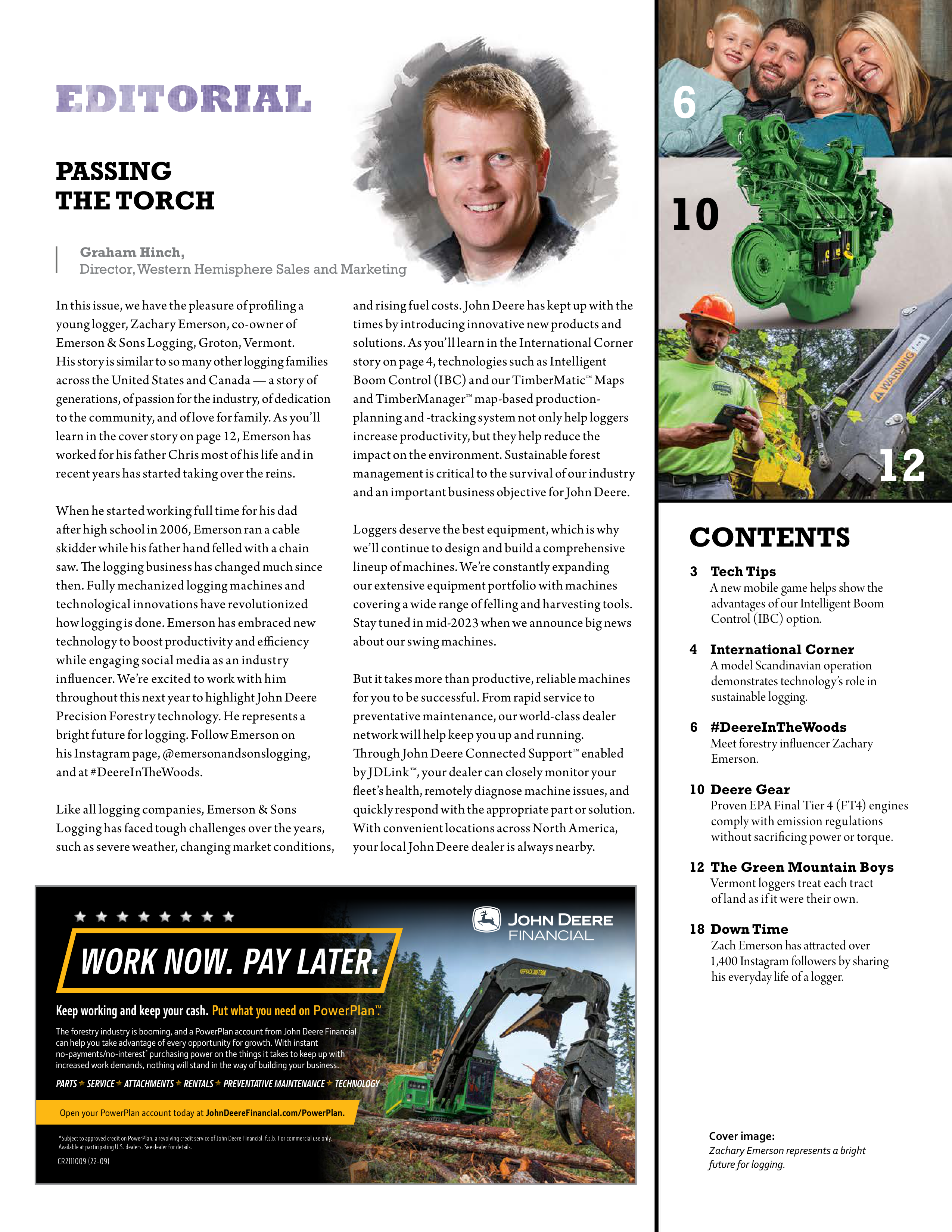 John Deere Forestry Magazine — page 2