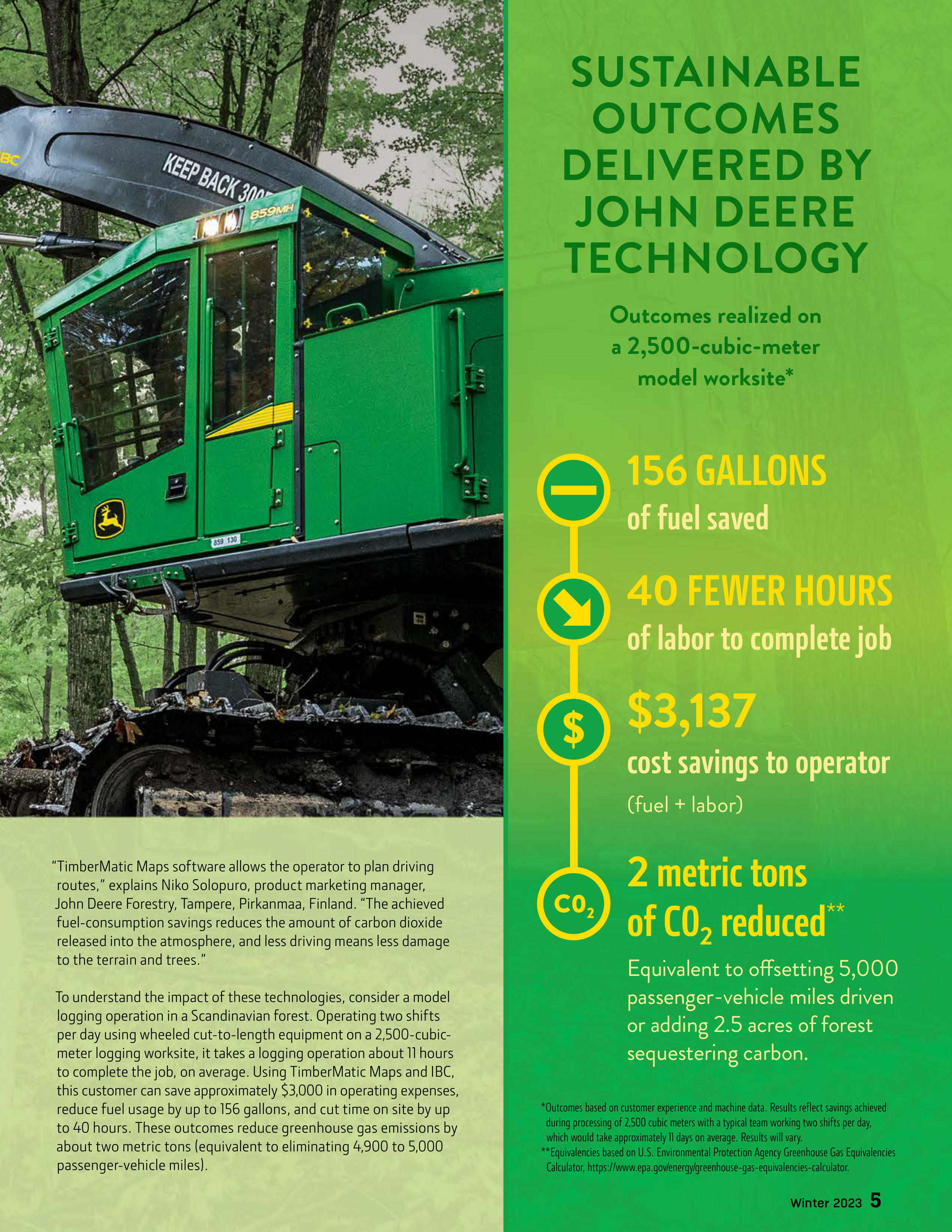John Deere Forestry Magazine — page 5