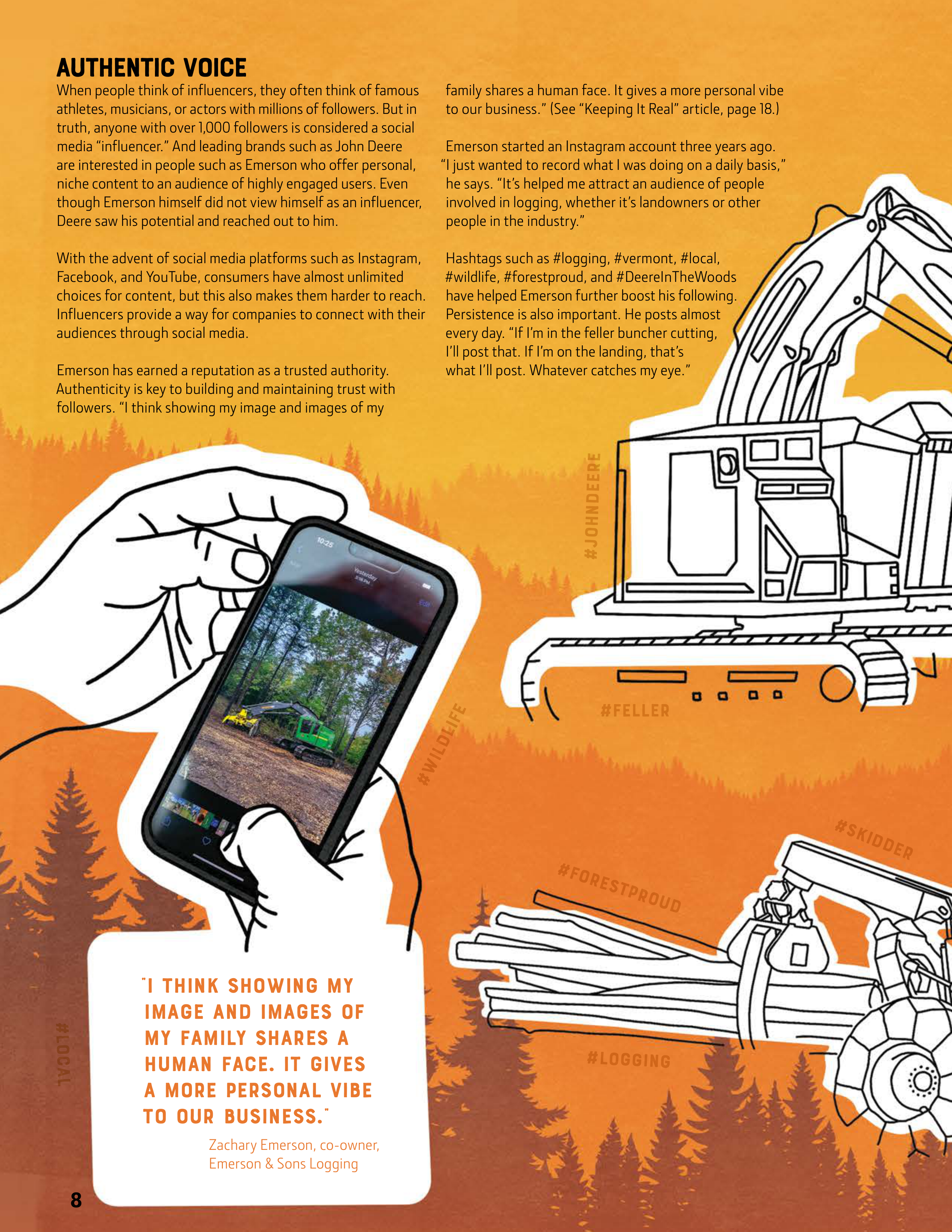 John Deere Forestry Magazine — page 8