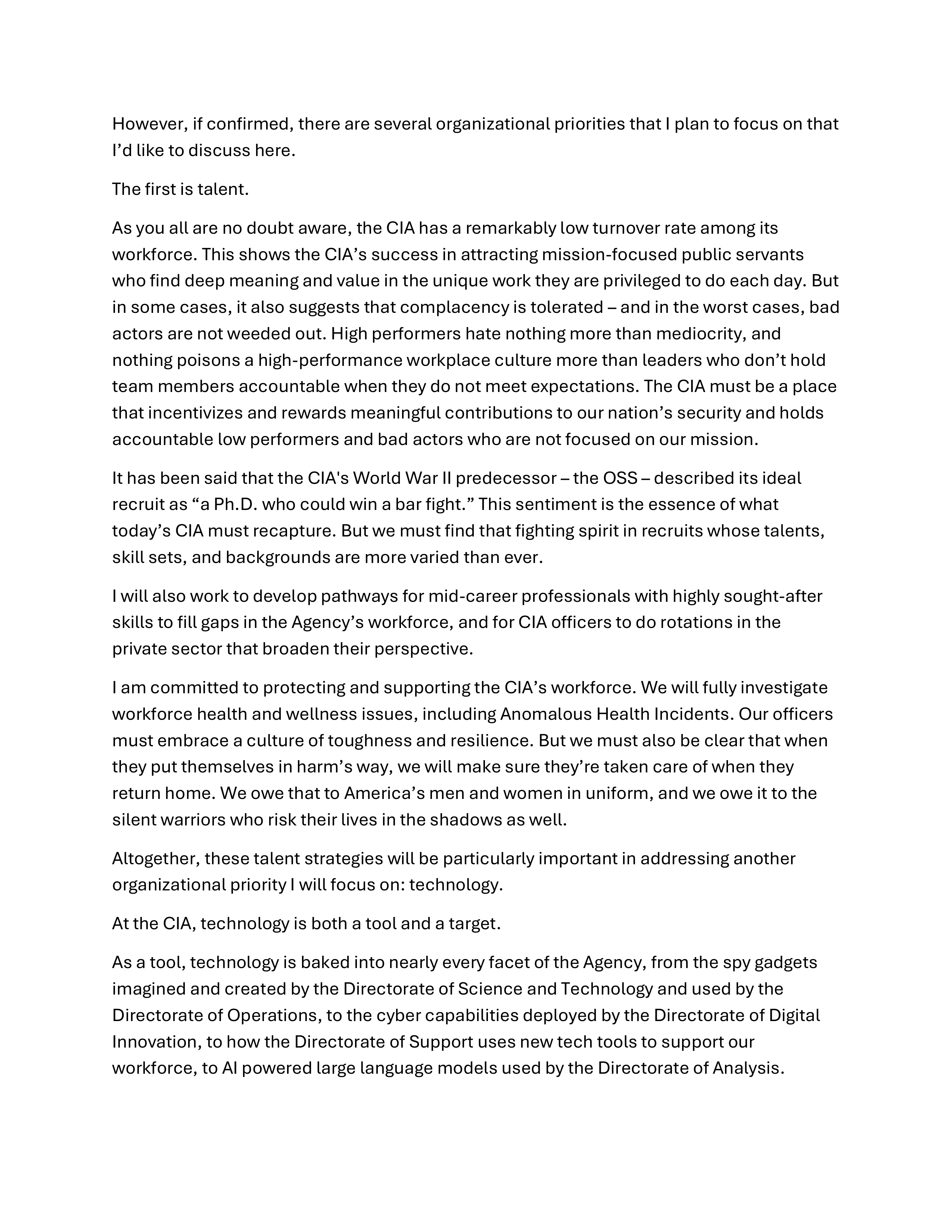 John Ratcliffe CIA Opening Statement — page 3