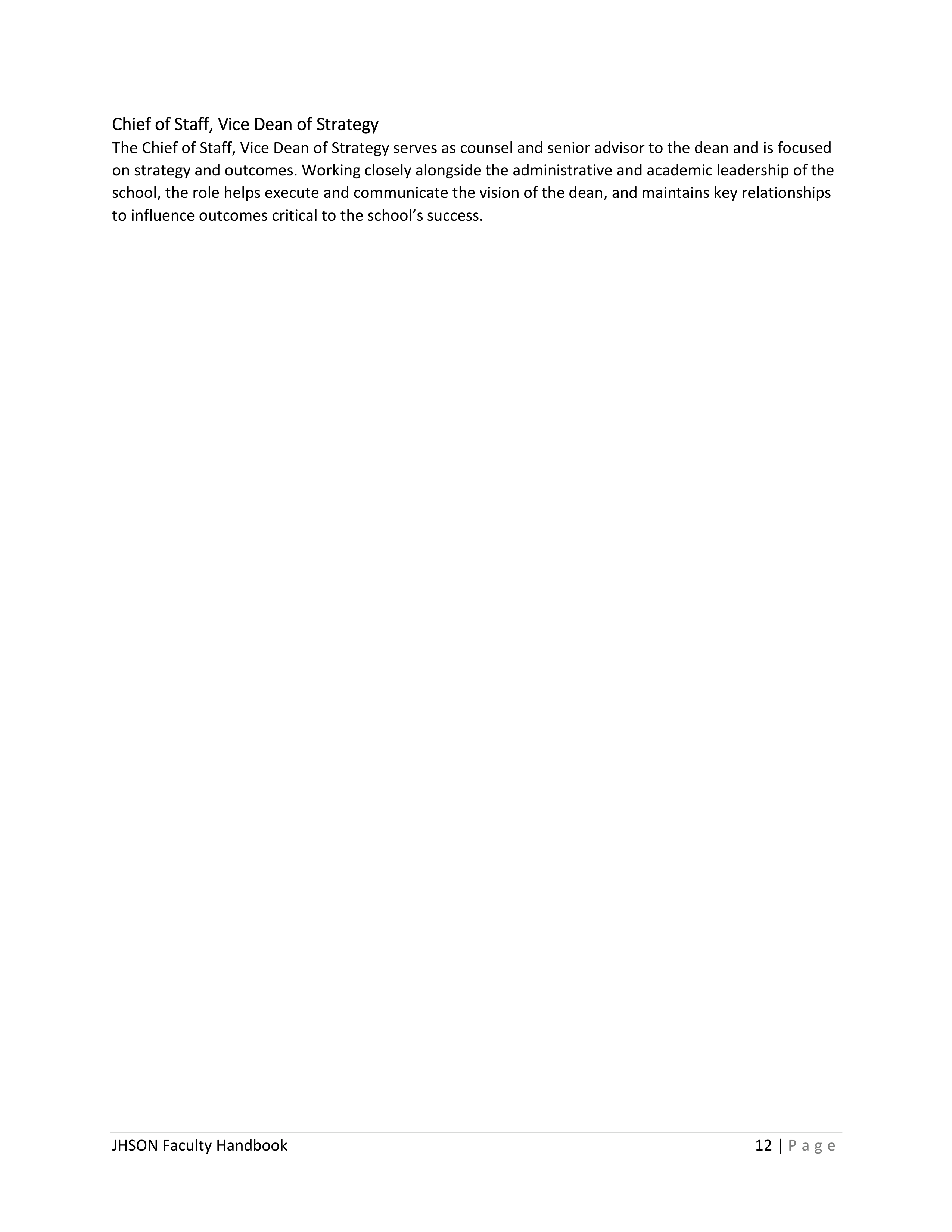 Johns Hopkins University Faculty Handbook — page 13