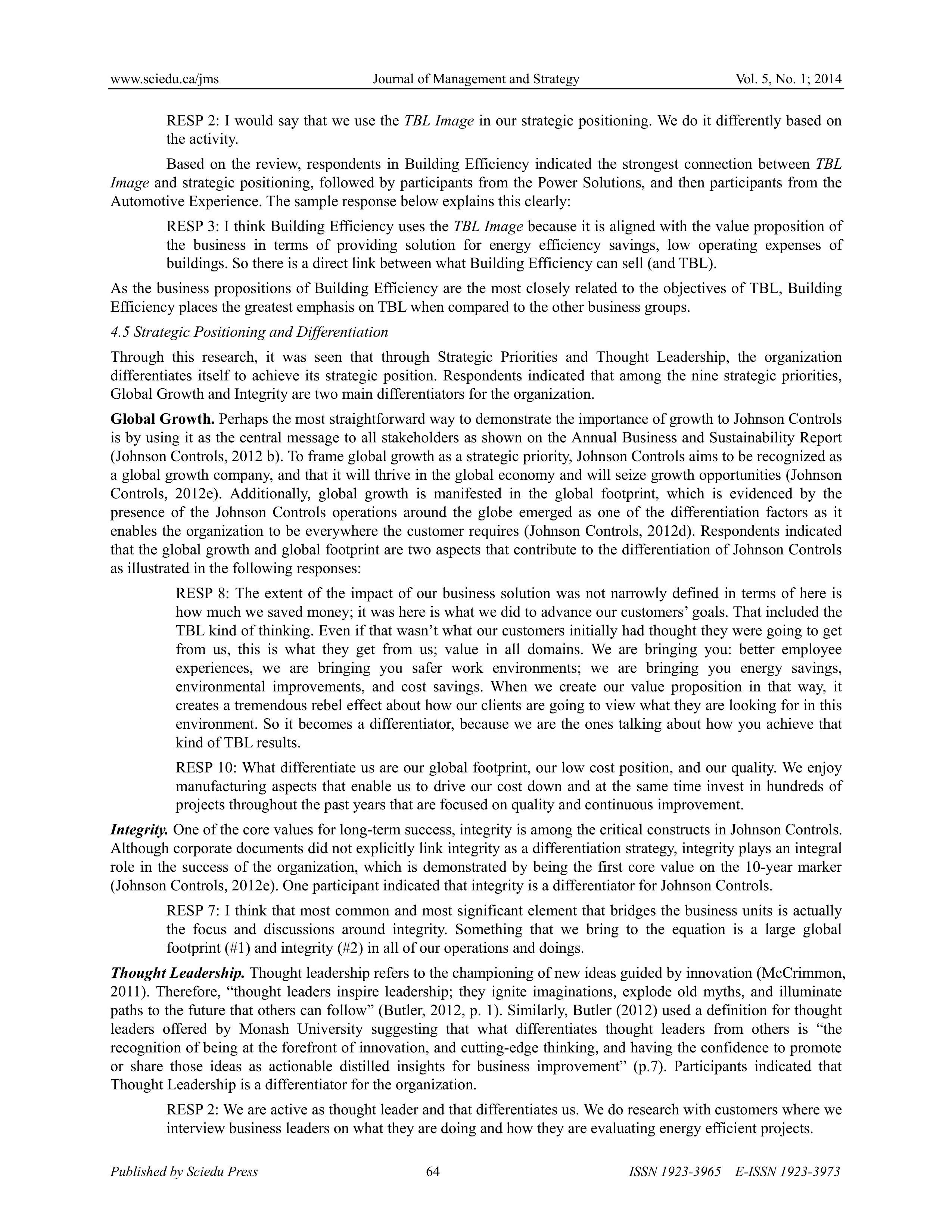Johnson Controls Sustainability Report — page 10